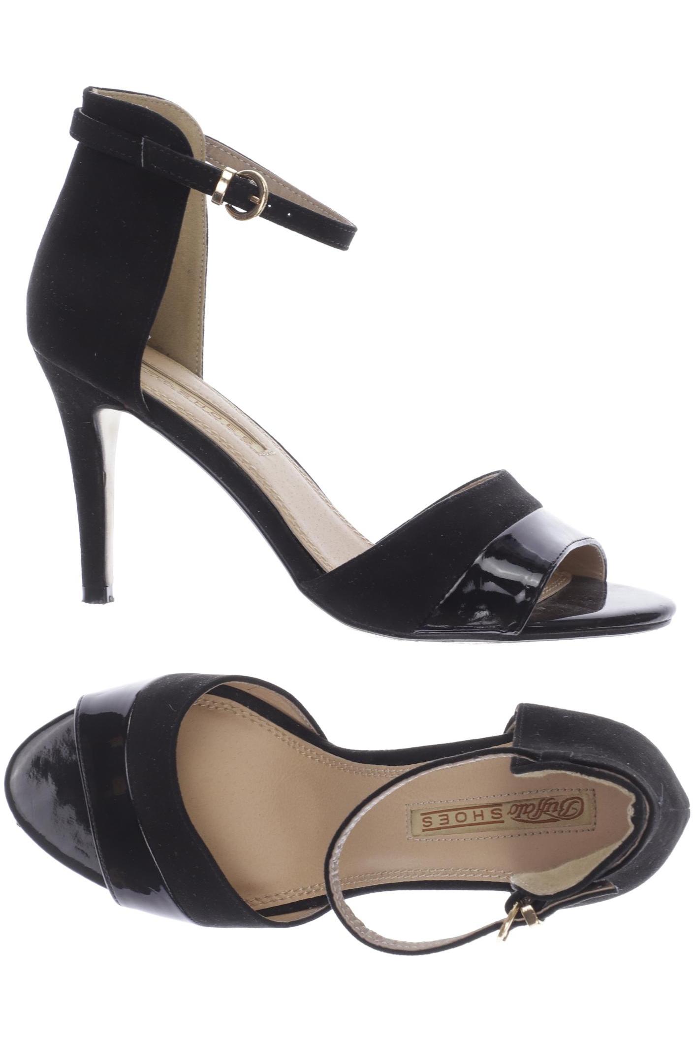 

Buffalo London Damen Sandale, schwarz, Gr. 39