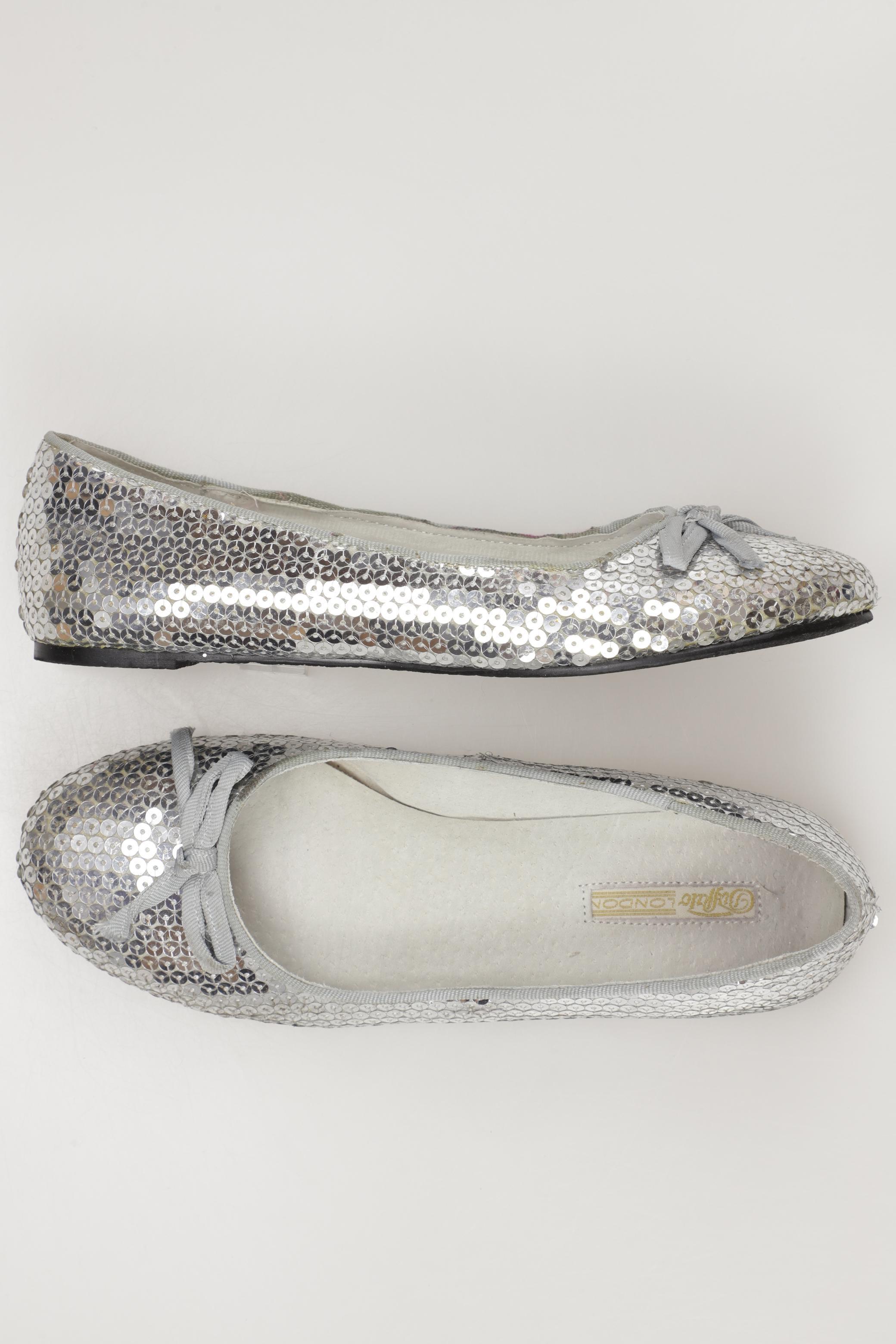 

Buffalo London Damen Ballerinas, silber, Gr. 35