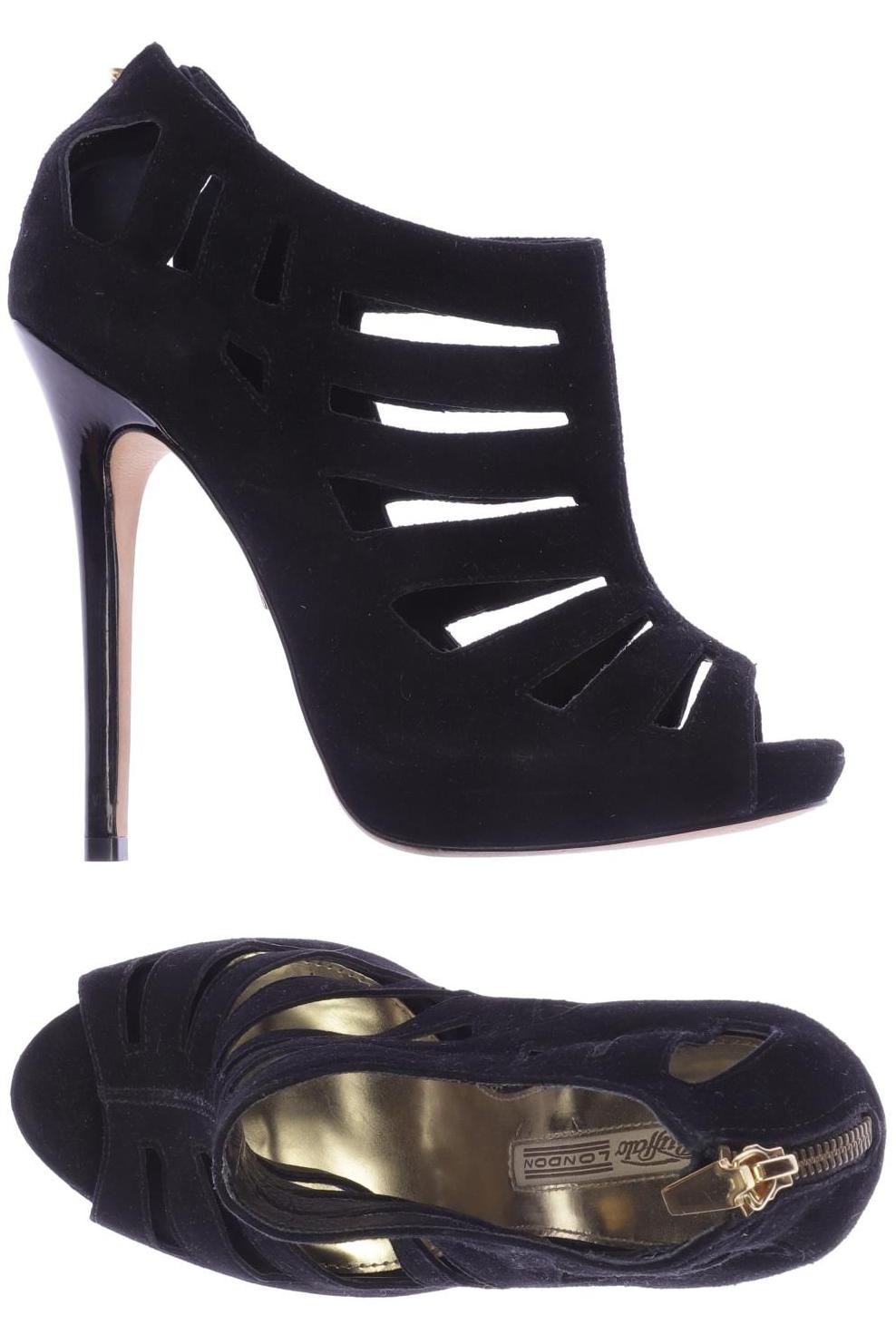 

Buffalo London Damen Sandale, schwarz, Gr. 38