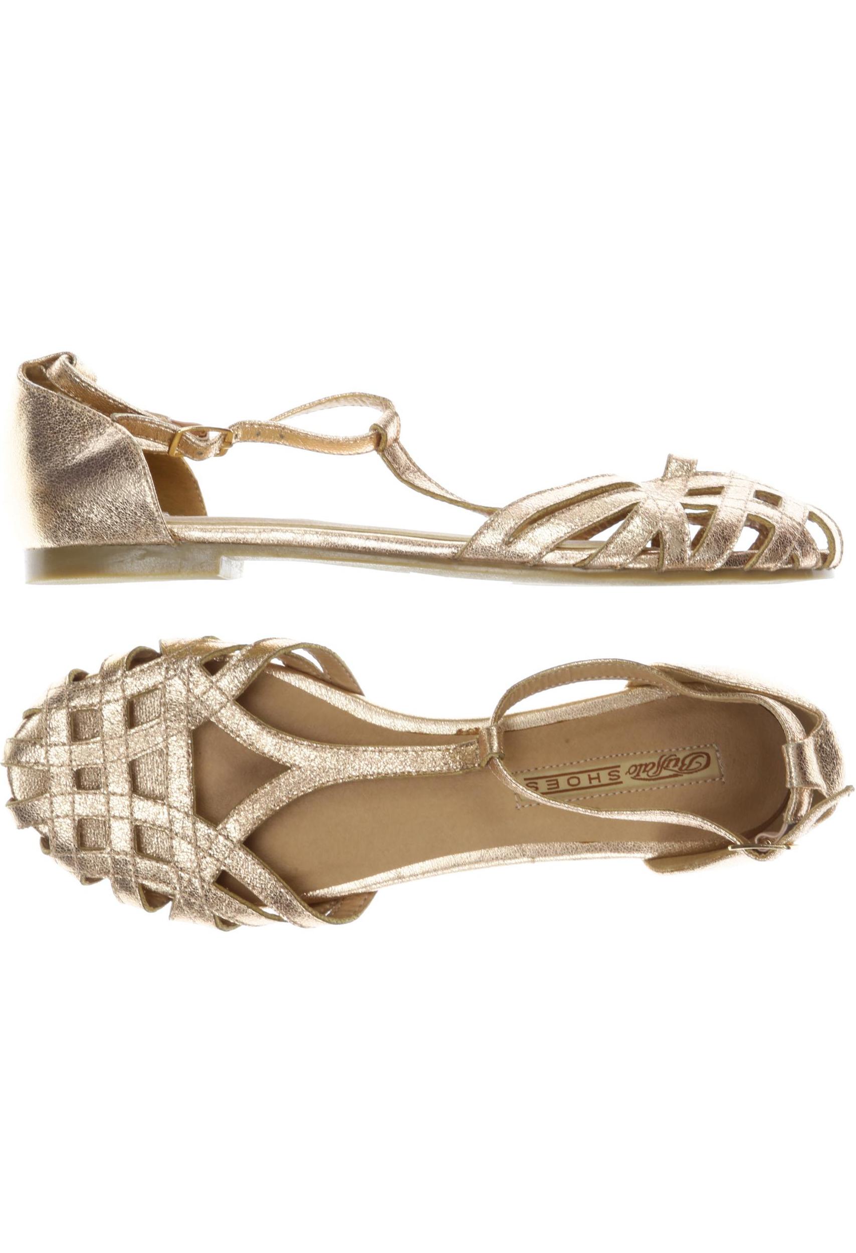 

Buffalo London Damen Sandale, gold, Gr. 40