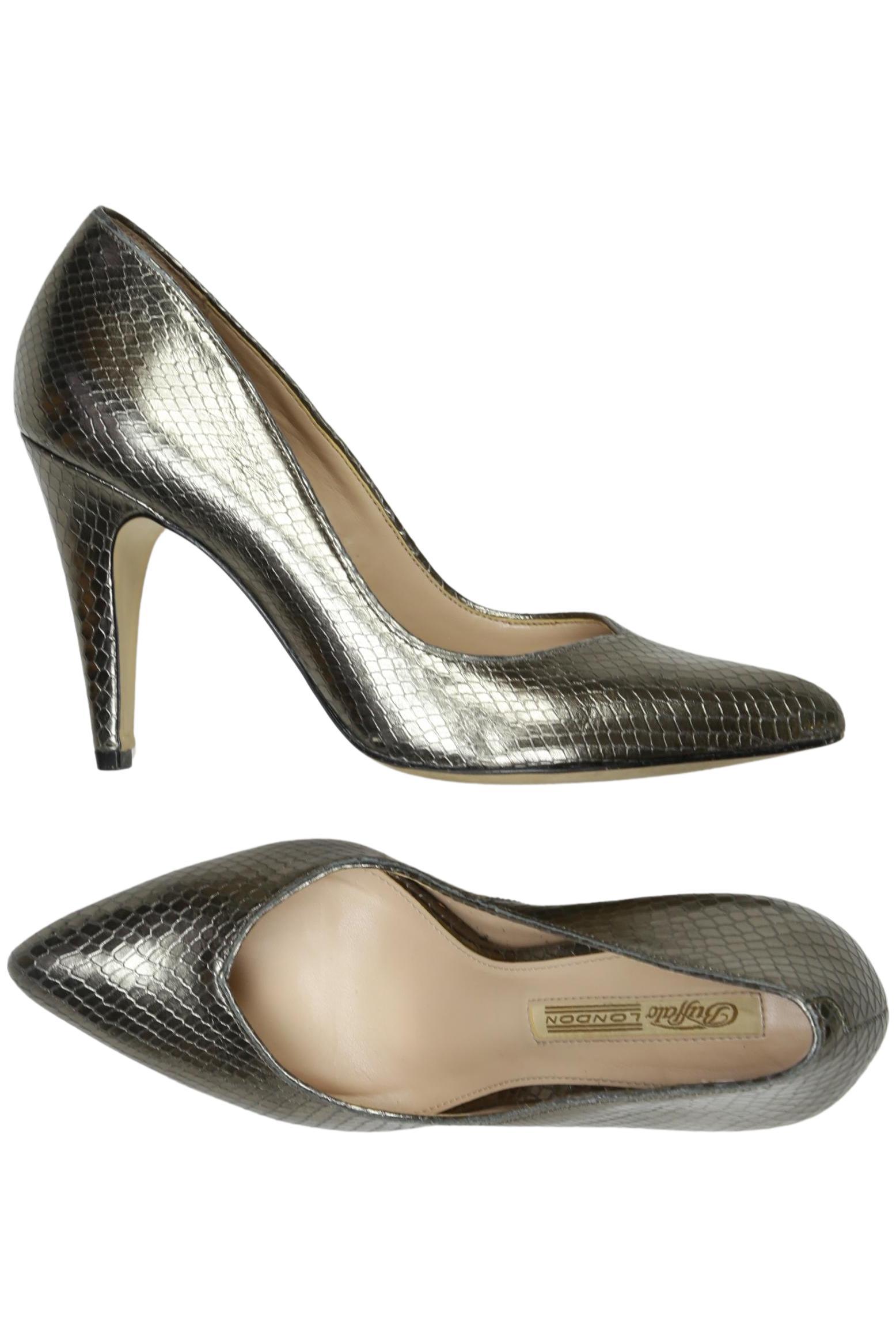 

Buffalo London Damen Pumps, silber, Gr. 38