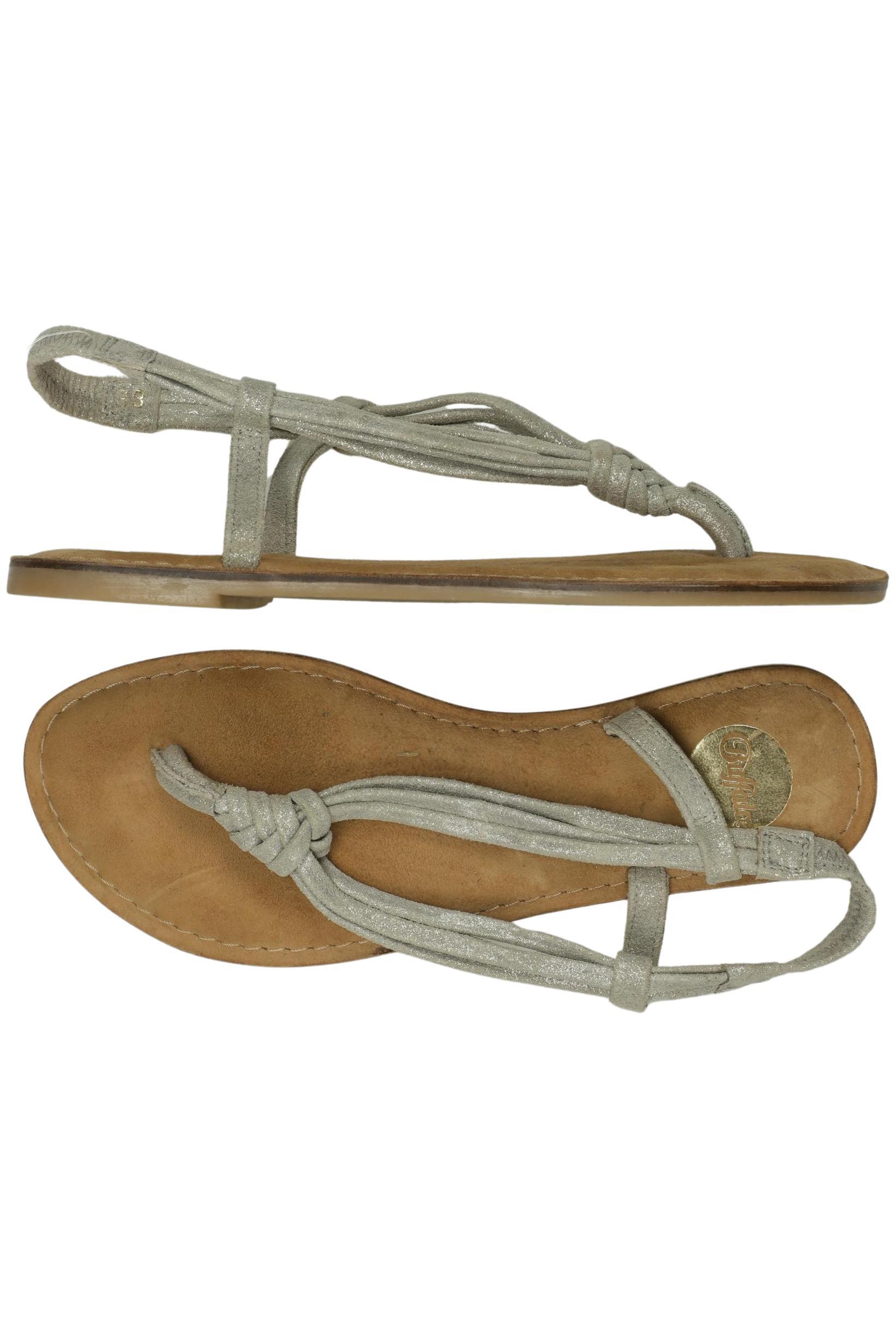 

Buffalo London Damen Sandale, silber, Gr. 37
