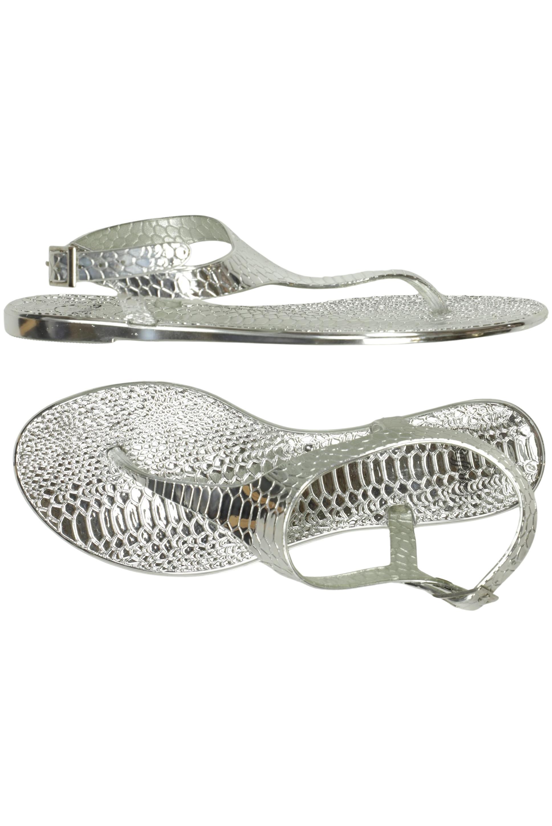 

Buffalo London Damen Sandale, silber, Gr. 39