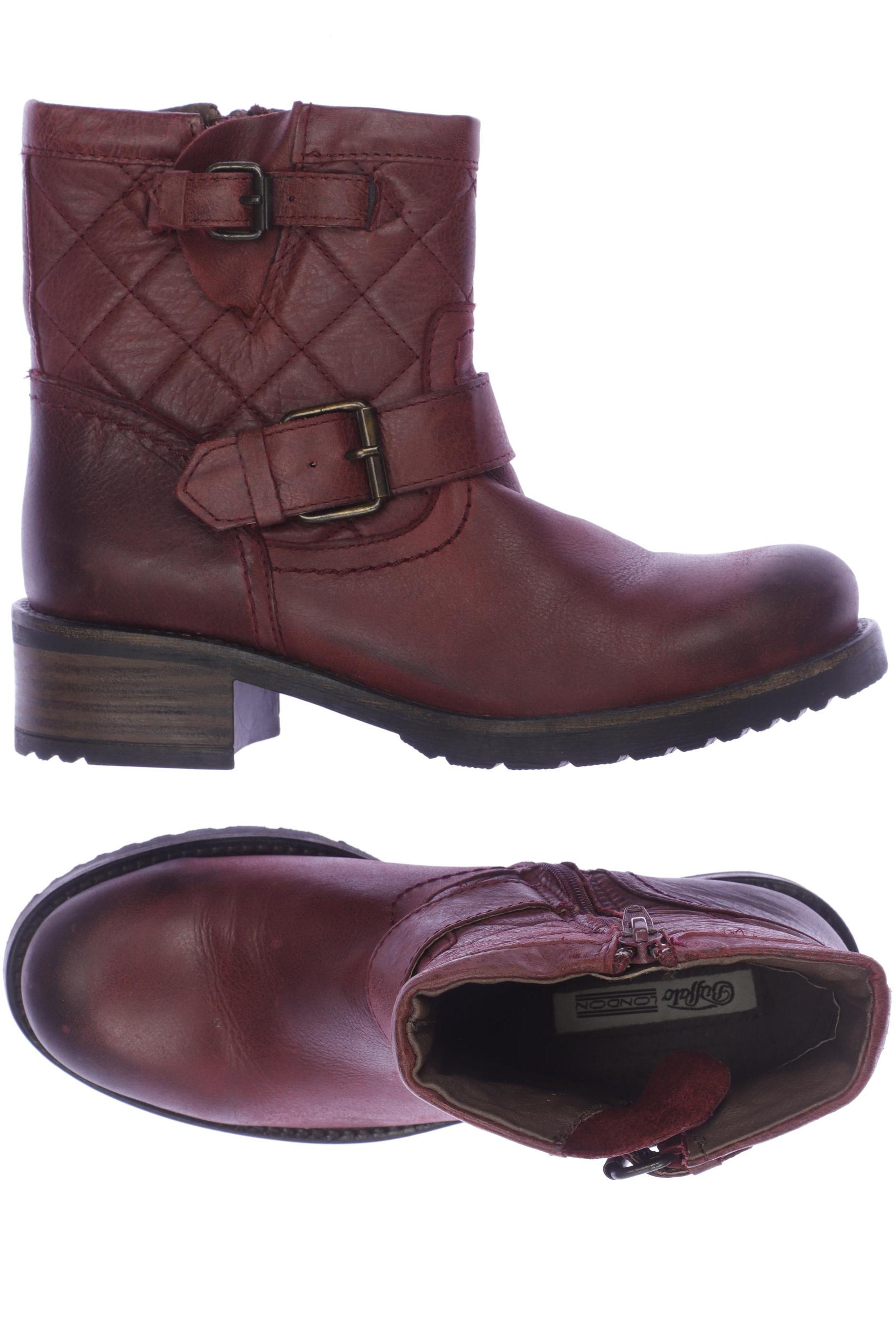 

Buffalo London Damen Stiefelette, bordeaux, Gr. 37