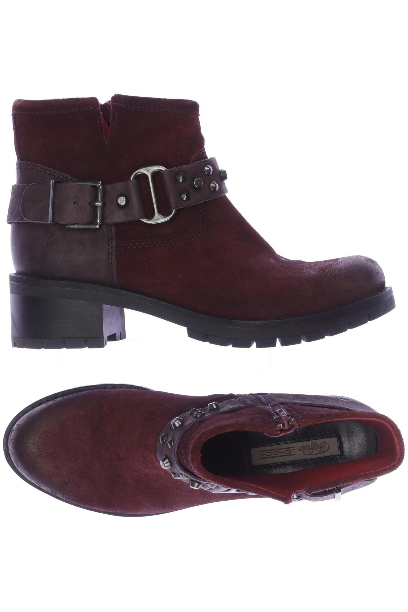 

Buffalo London Damen Stiefelette, bordeaux, Gr. 38
