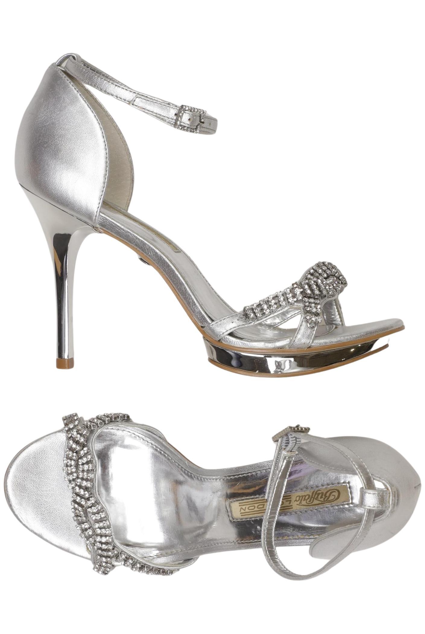 

Buffalo London Damen Sandale, silber, Gr. 38