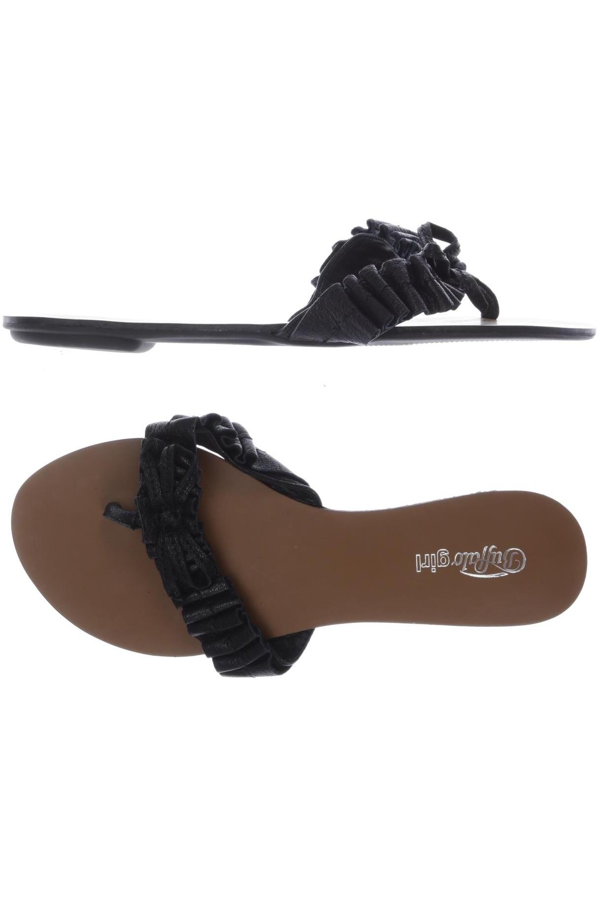 

Buffalo London Damen Sandale, schwarz, Gr. 37