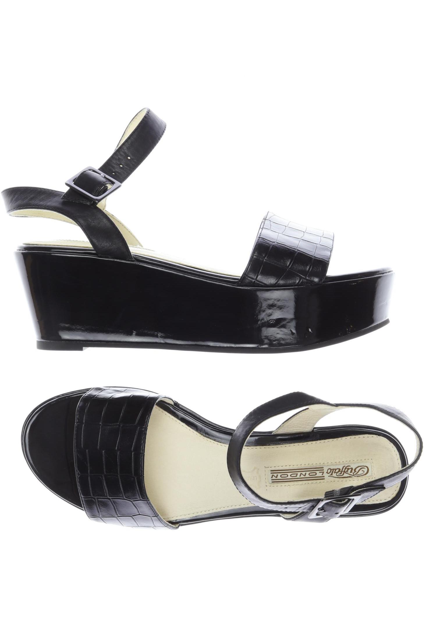 

Buffalo London Damen Sandale, schwarz, Gr. 39