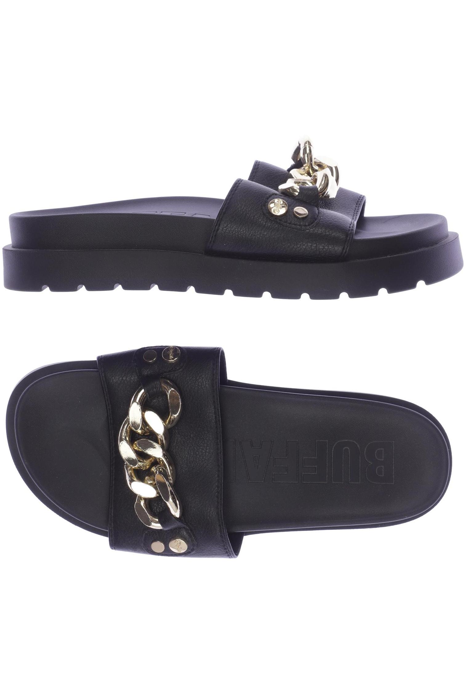 

Buffalo LONDON Damen Sandale, schwarz