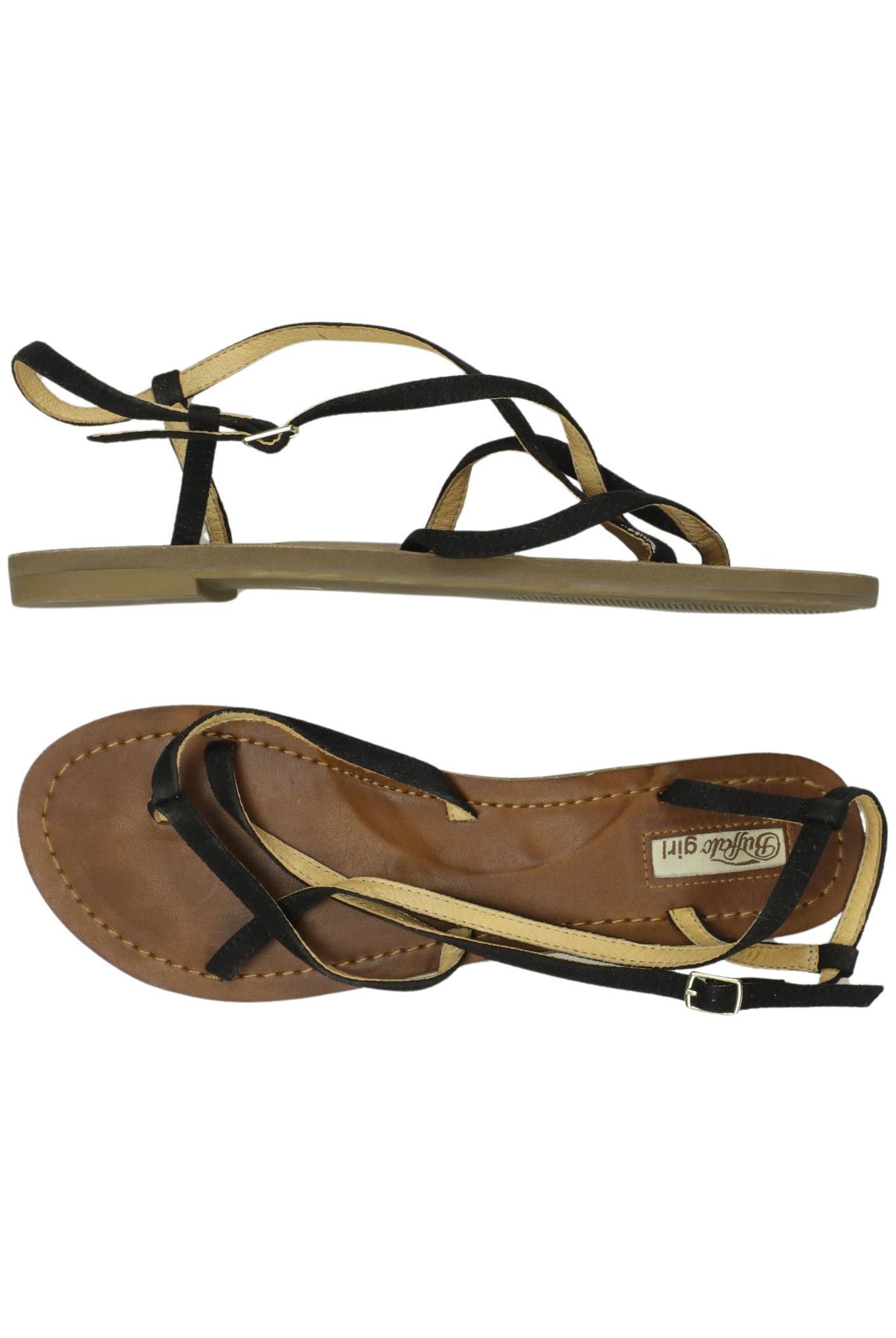 

Buffalo London Damen Sandale, schwarz, Gr. 39