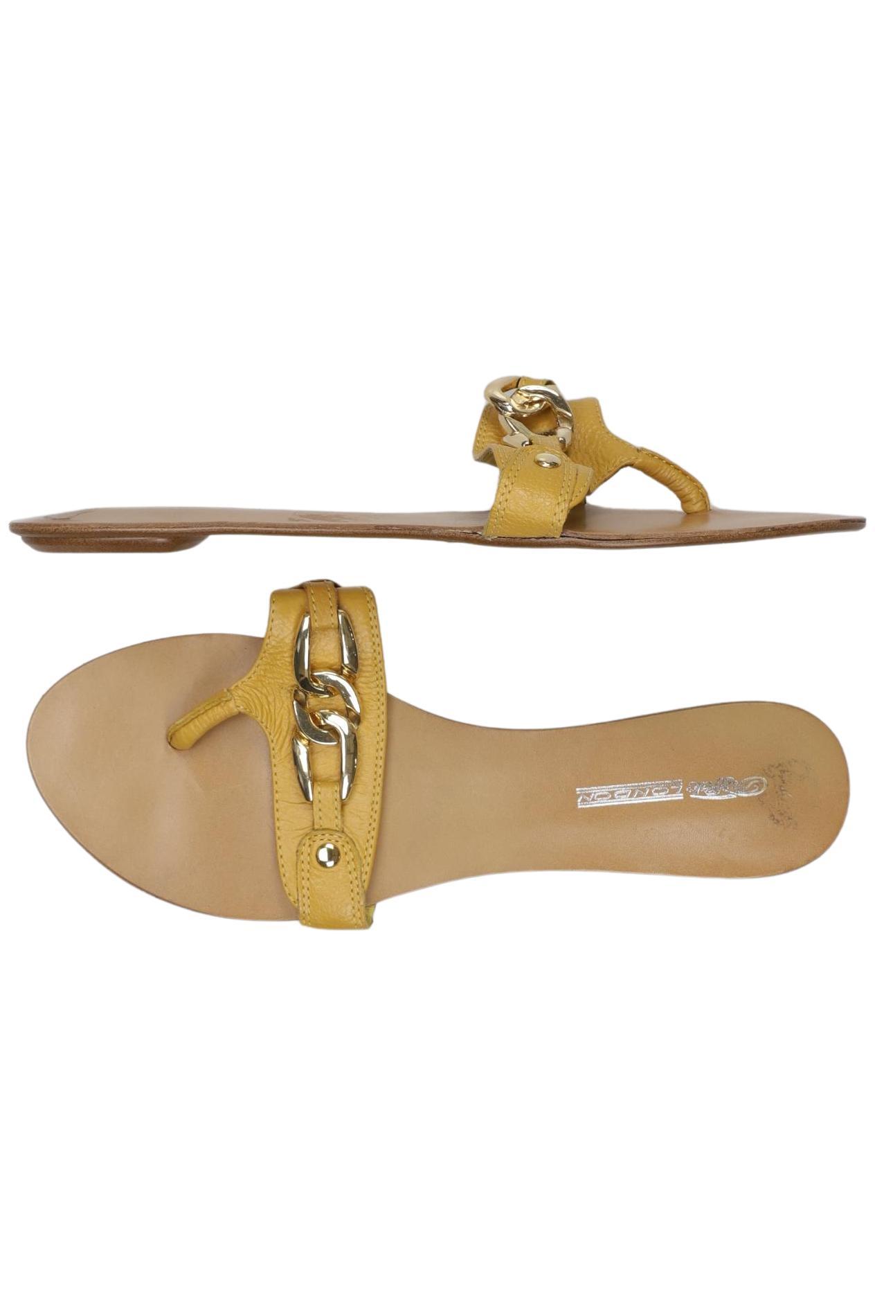 

Buffalo London Damen Sandale, gelb, Gr. 39