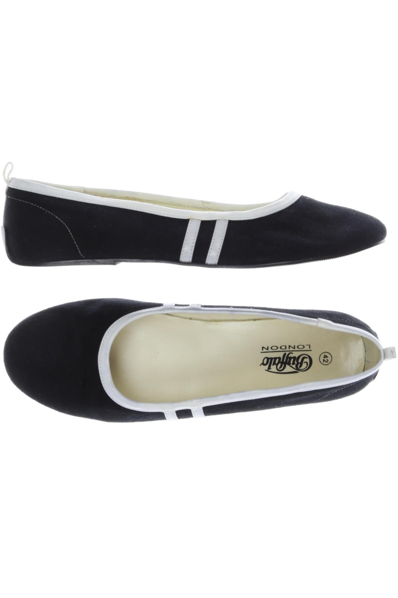 

Buffalo London Damen Ballerinas, schwarz, Gr. 42