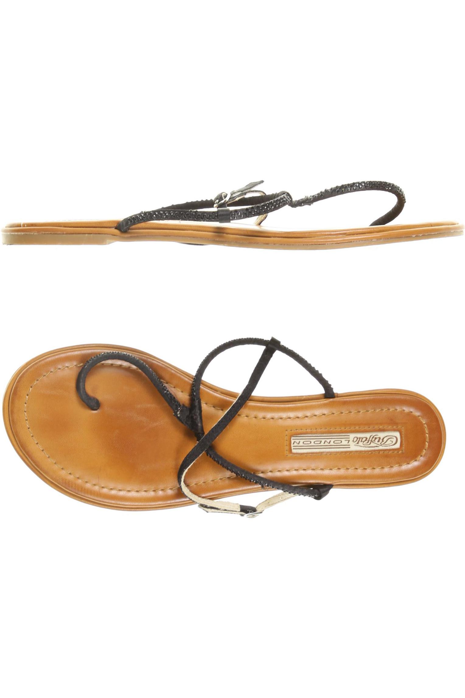 

Buffalo London Damen Sandale, schwarz, Gr. 39