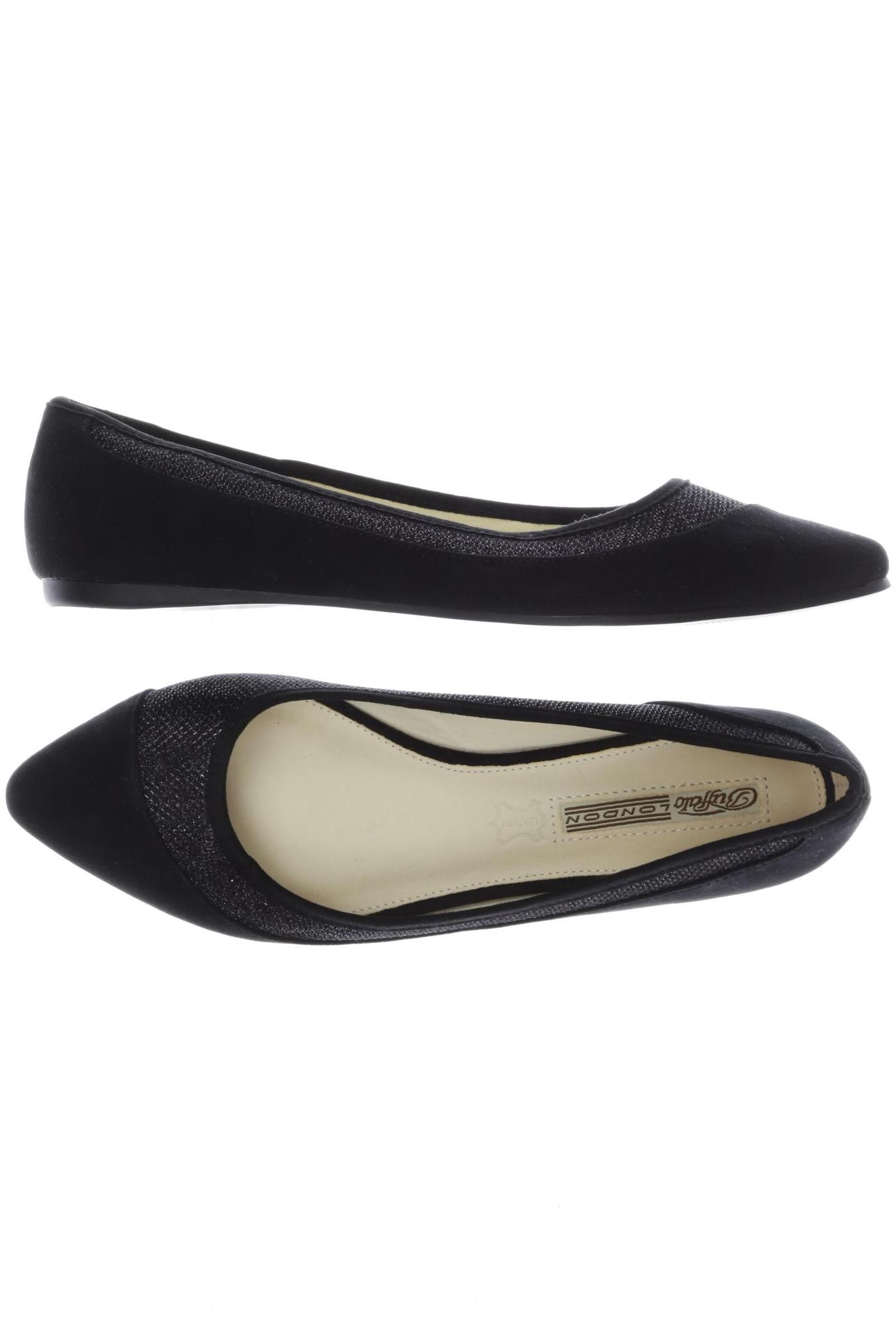 

Buffalo London Damen Ballerinas, schwarz, Gr. 39