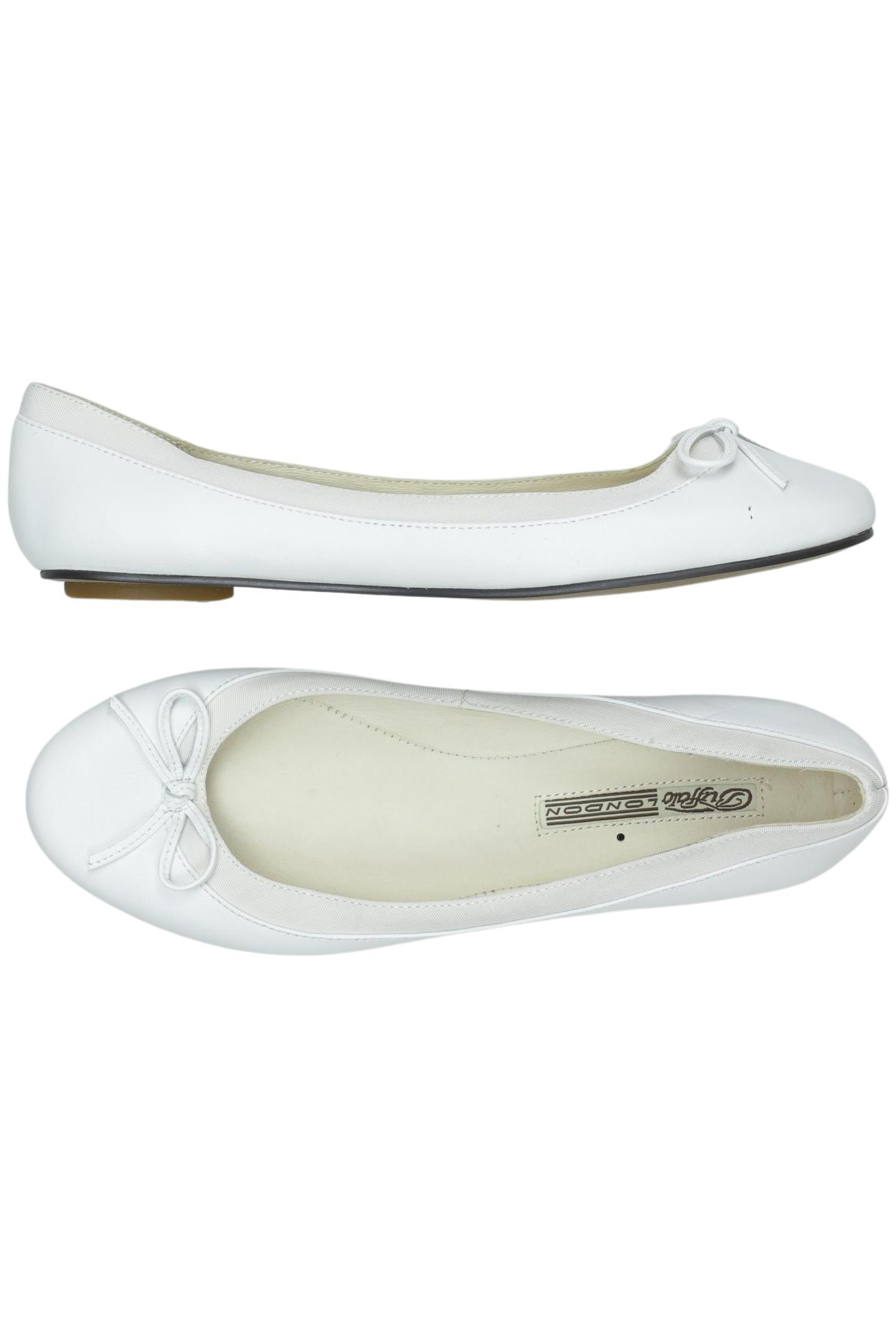 

Buffalo London Damen Ballerinas, weiß, Gr. 38