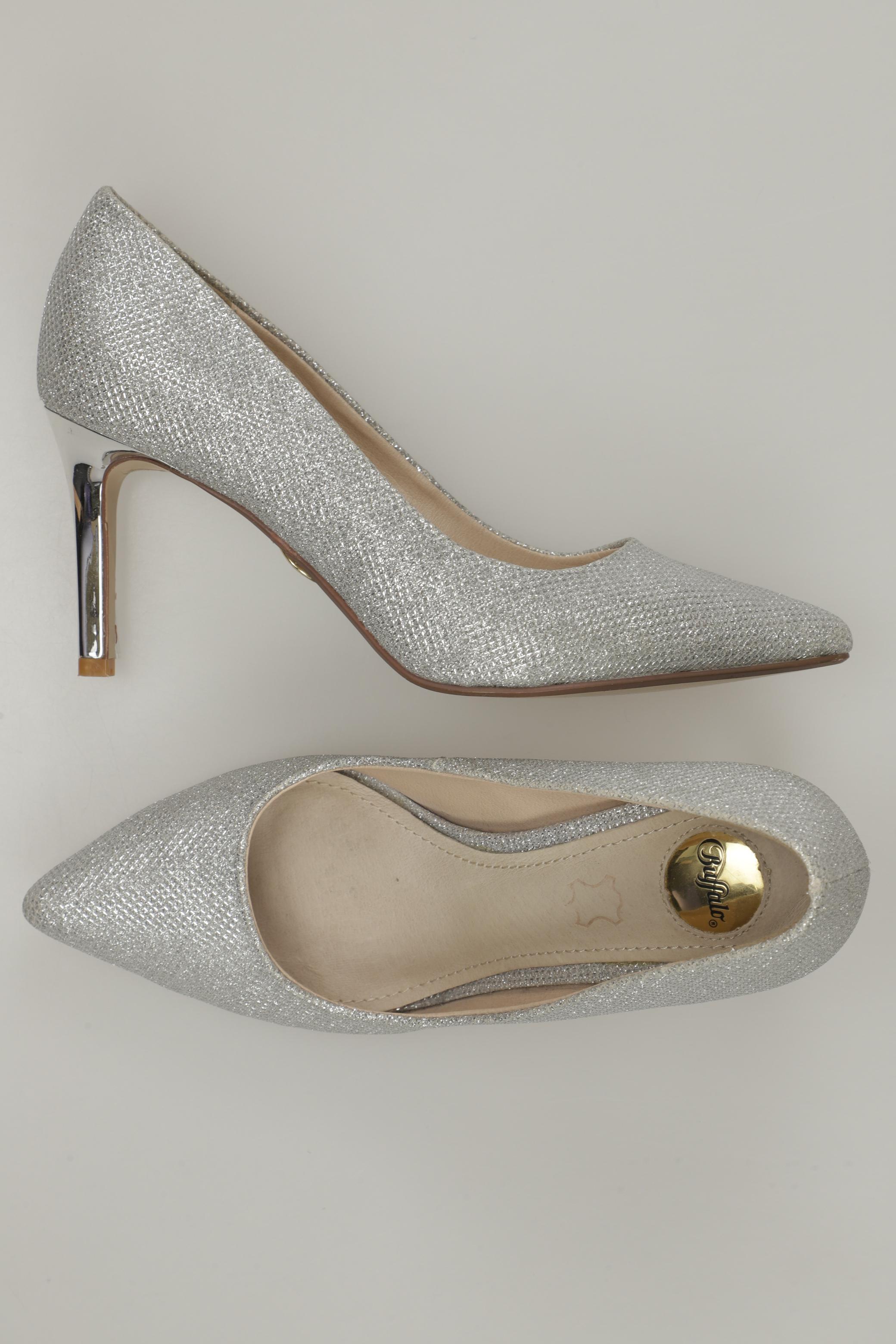 

Buffalo London Damen Pumps, silber, Gr. 37