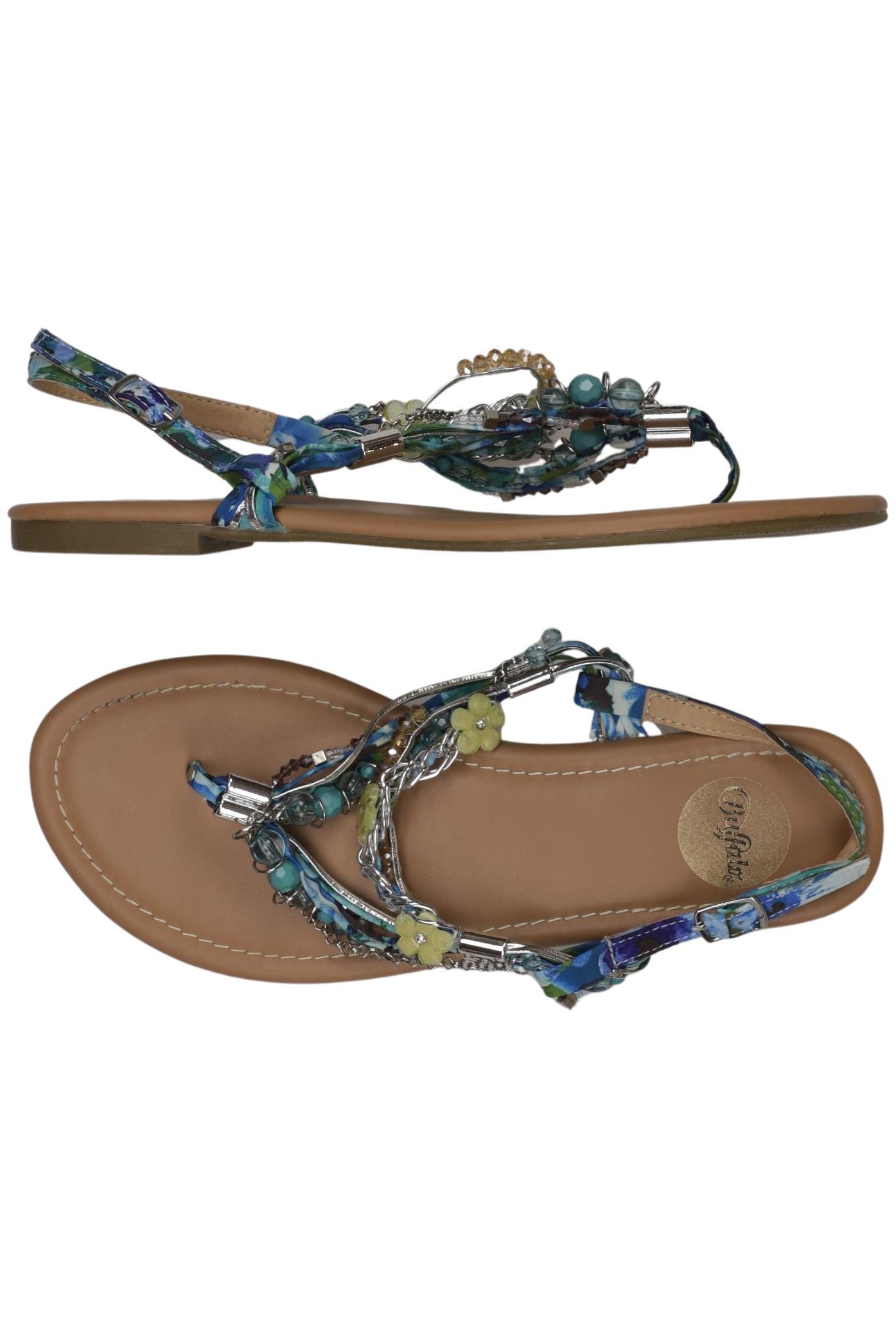 

Buffalo London Damen Sandale, blau, Gr. 38