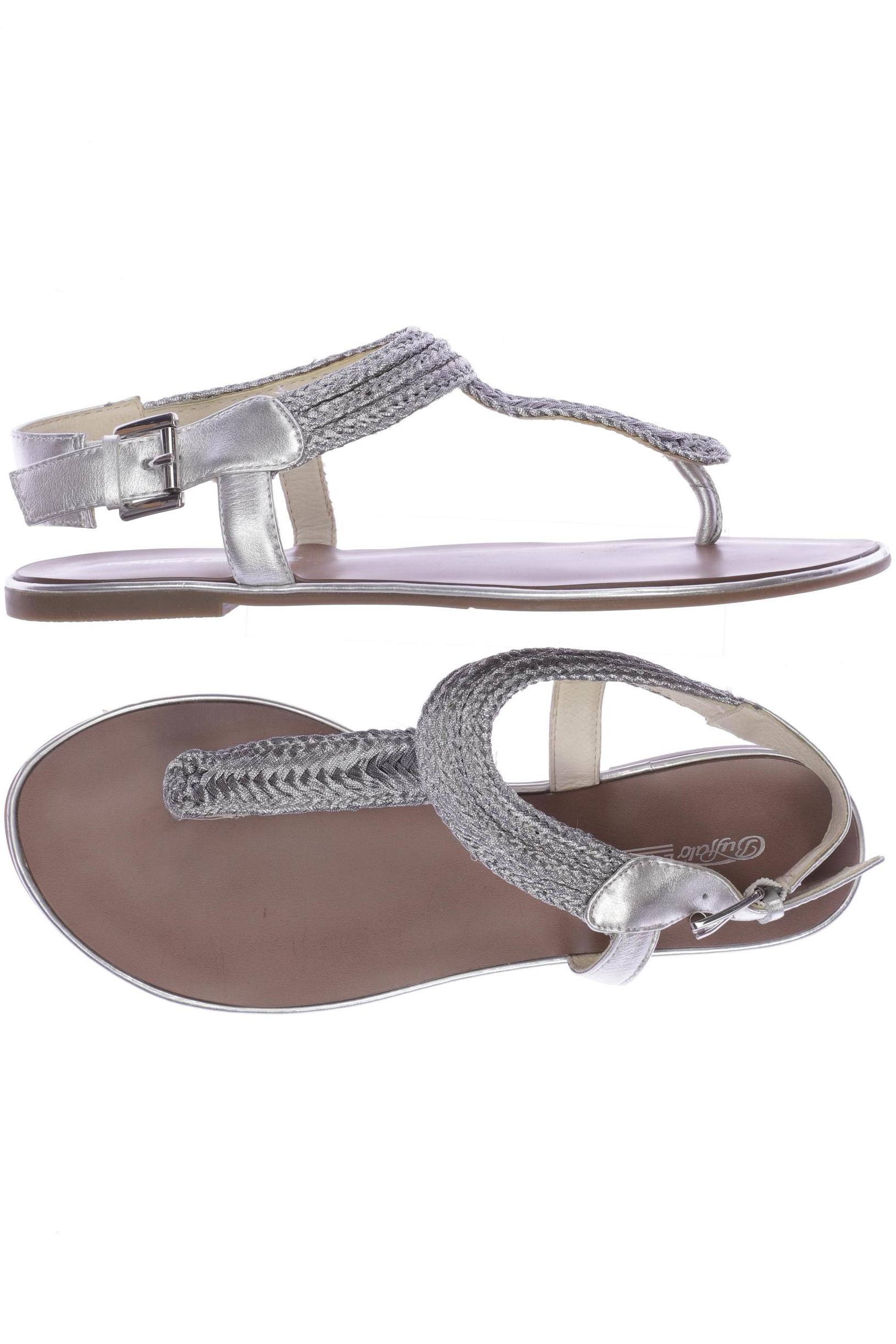 

Buffalo London Damen Sandale, silber, Gr. 40