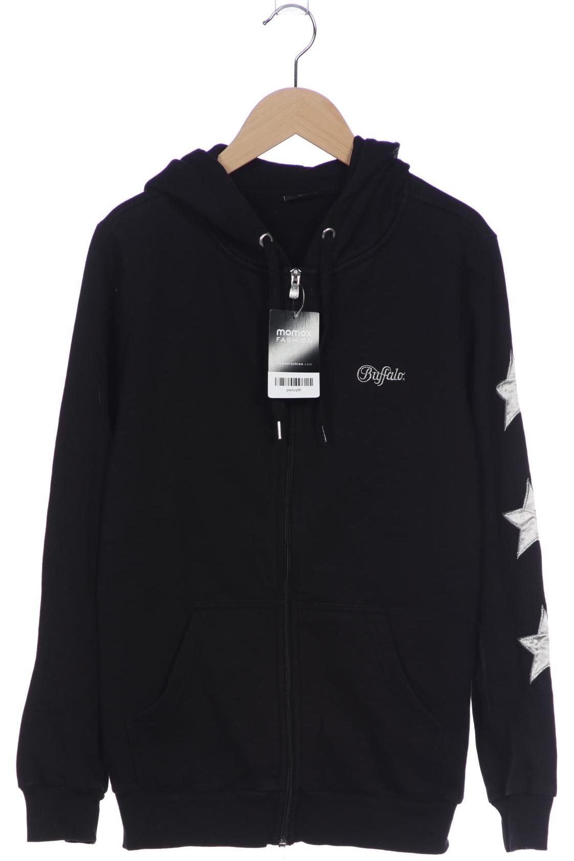 

Buffalo London Damen Kapuzenpullover, schwarz, Gr. 36