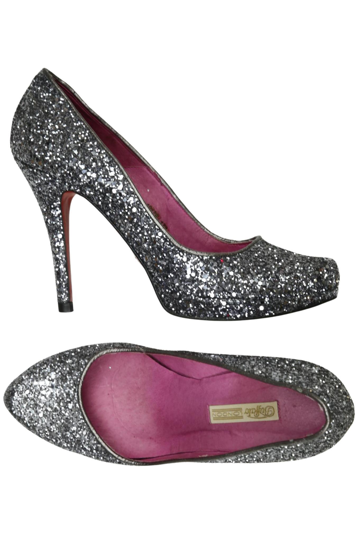 

Buffalo London Damen Pumps, silber, Gr. 39