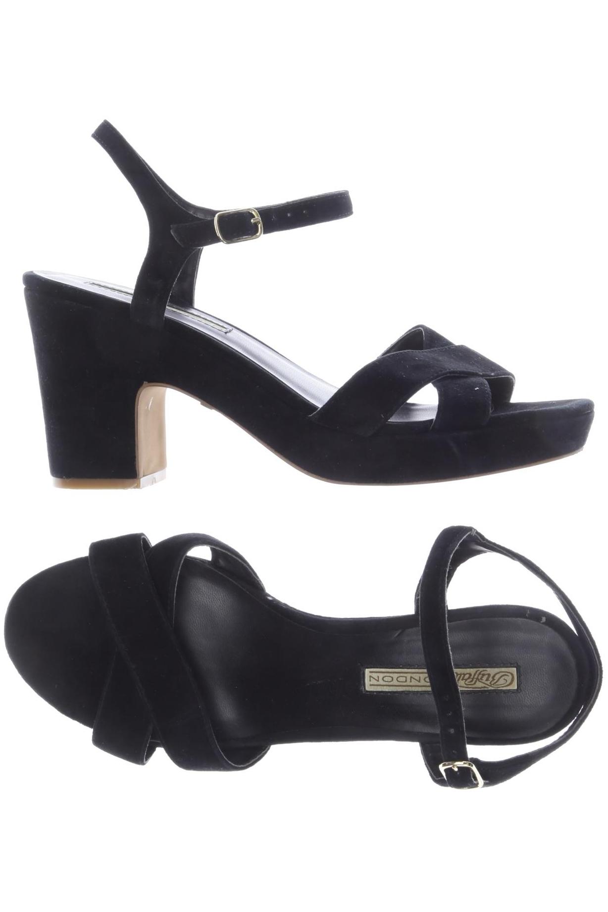 

Buffalo London Damen Sandale, schwarz, Gr. 40