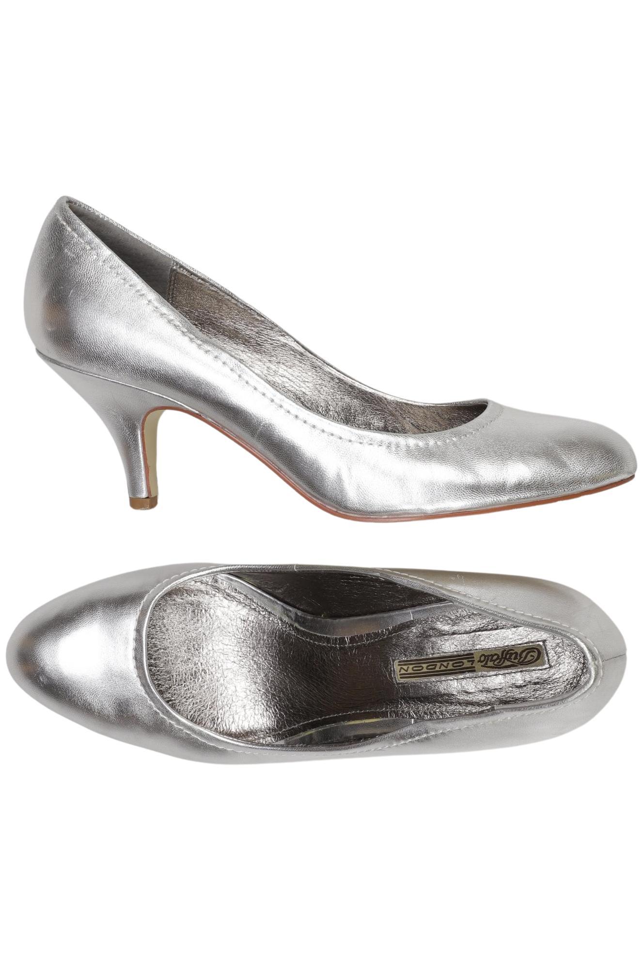 

Buffalo London Damen Pumps, silber, Gr. 40