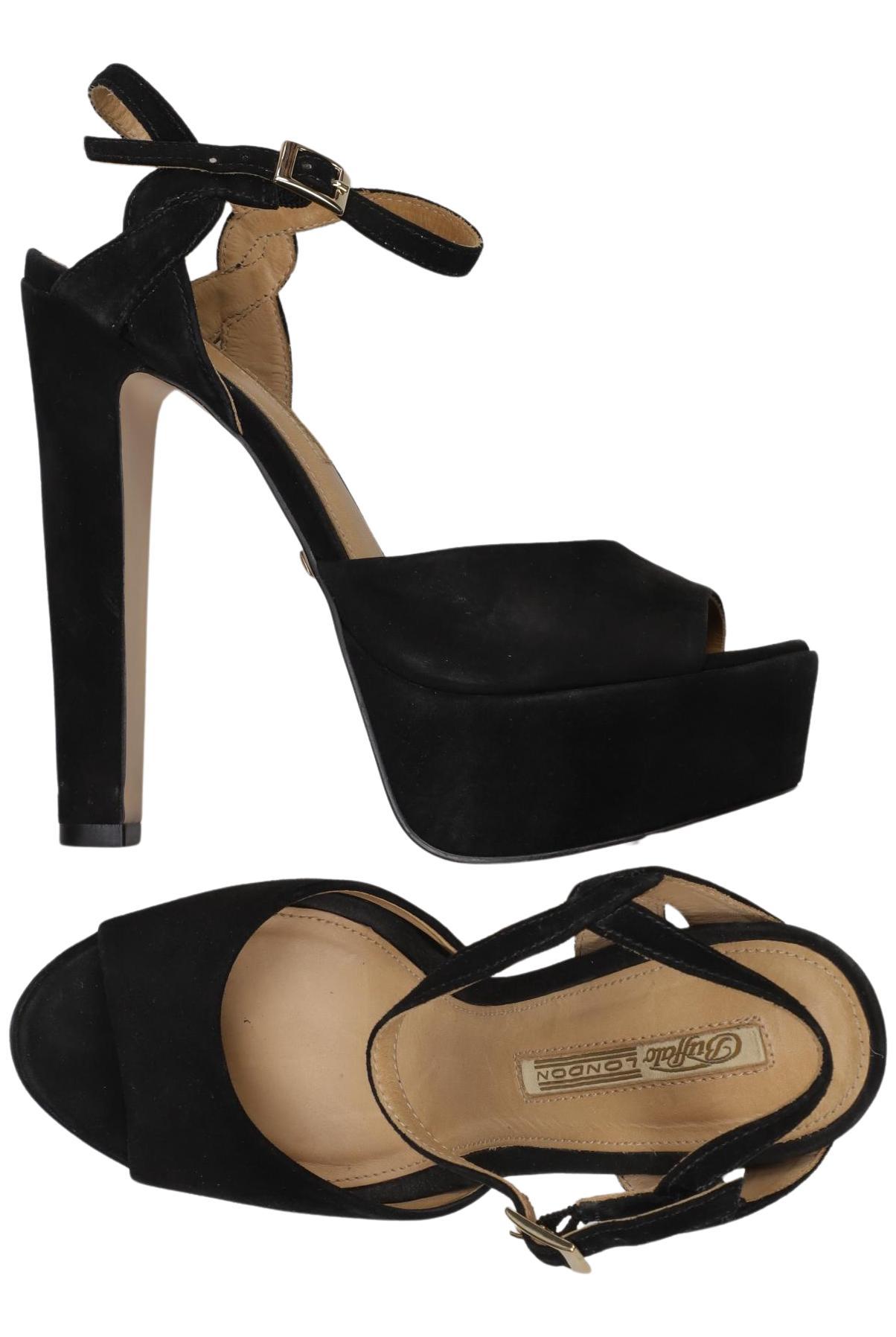 

Buffalo London Damen Sandale, schwarz, Gr. 39