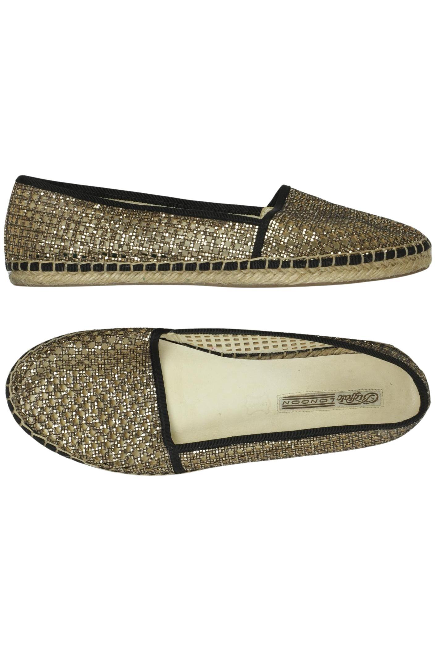 

Buffalo London Damen Halbschuh, gold, Gr. 38