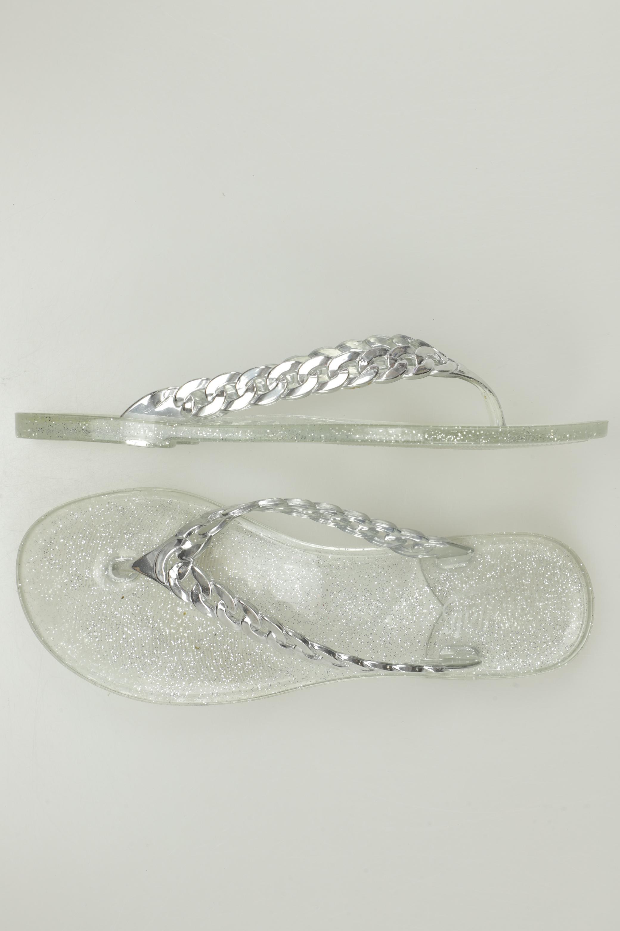 

Buffalo London Damen Sandale, silber, Gr. 37