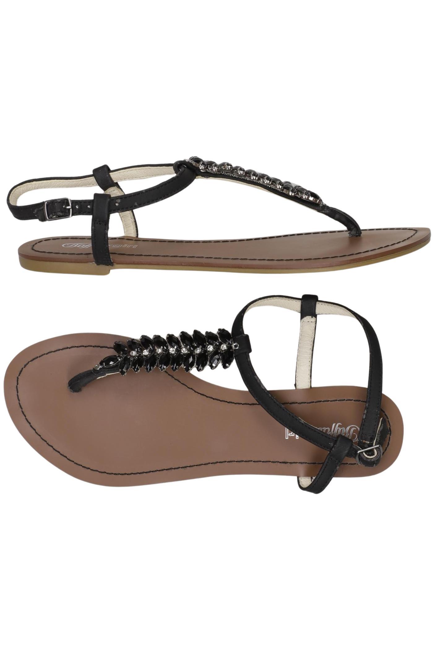 

Buffalo London Damen Sandale, schwarz, Gr. 38