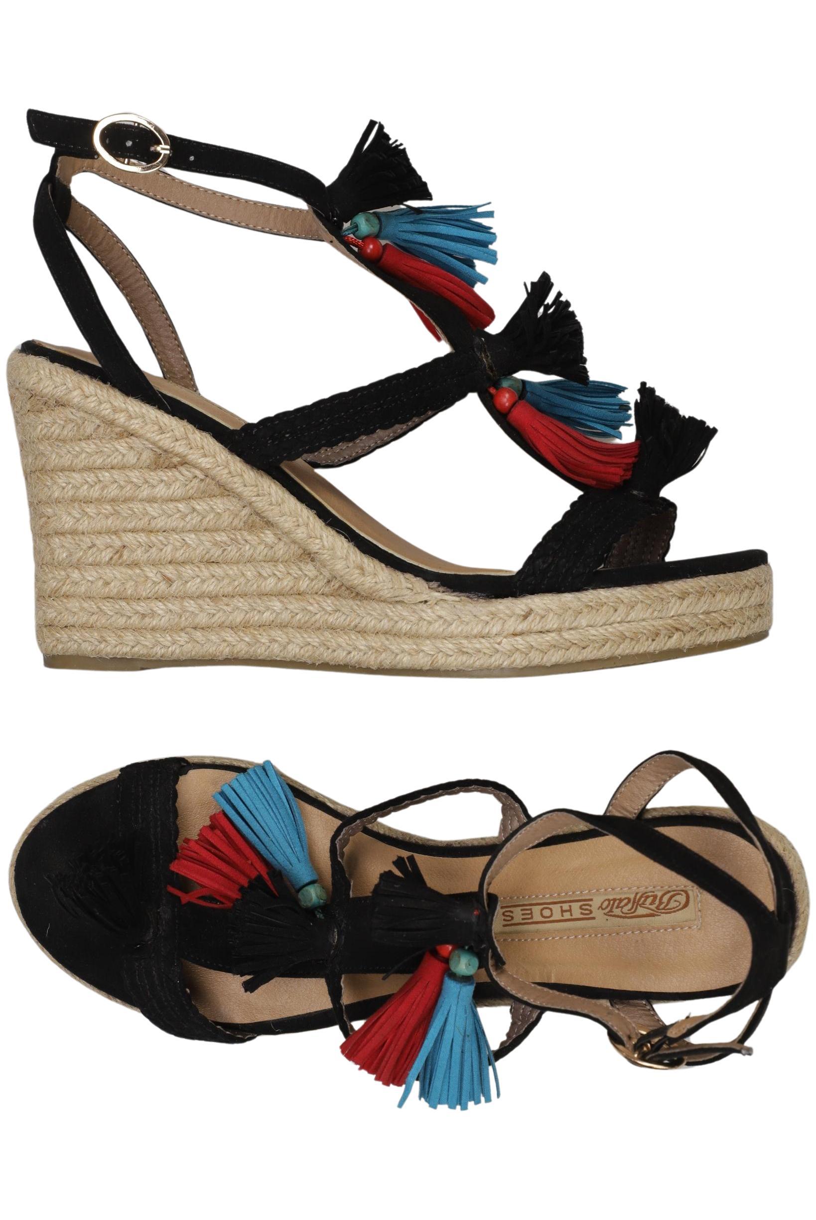 

Buffalo London Damen Sandale, schwarz, Gr. 40