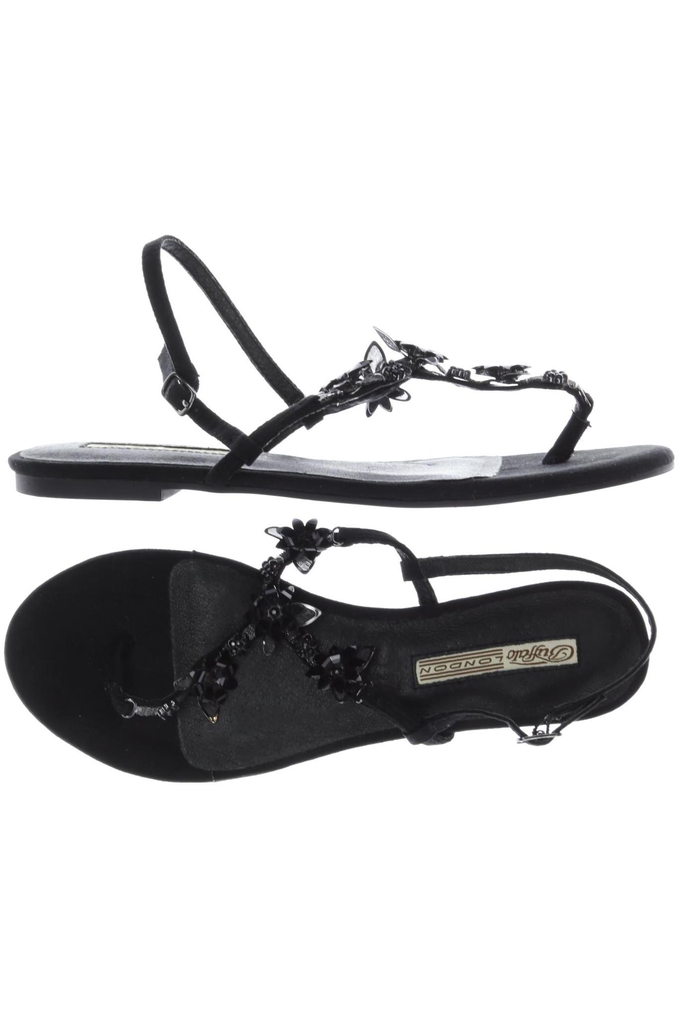 

Buffalo London Damen Sandale, schwarz, Gr. 40
