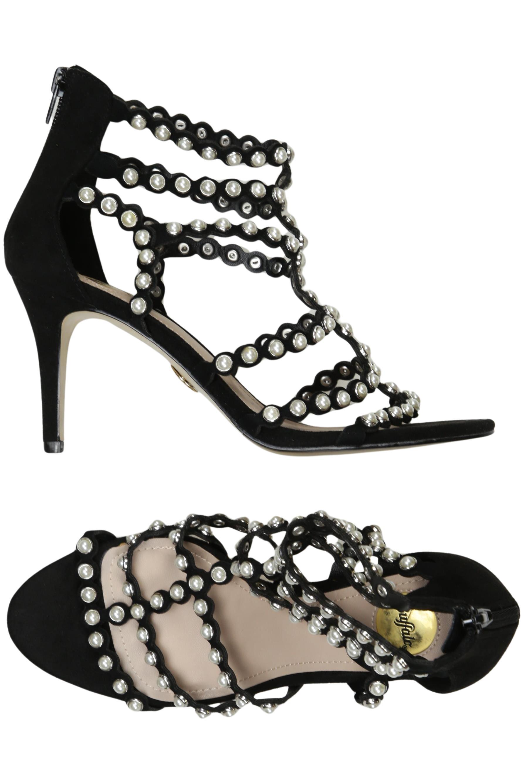 

Buffalo London Damen Sandale, schwarz, Gr. 38