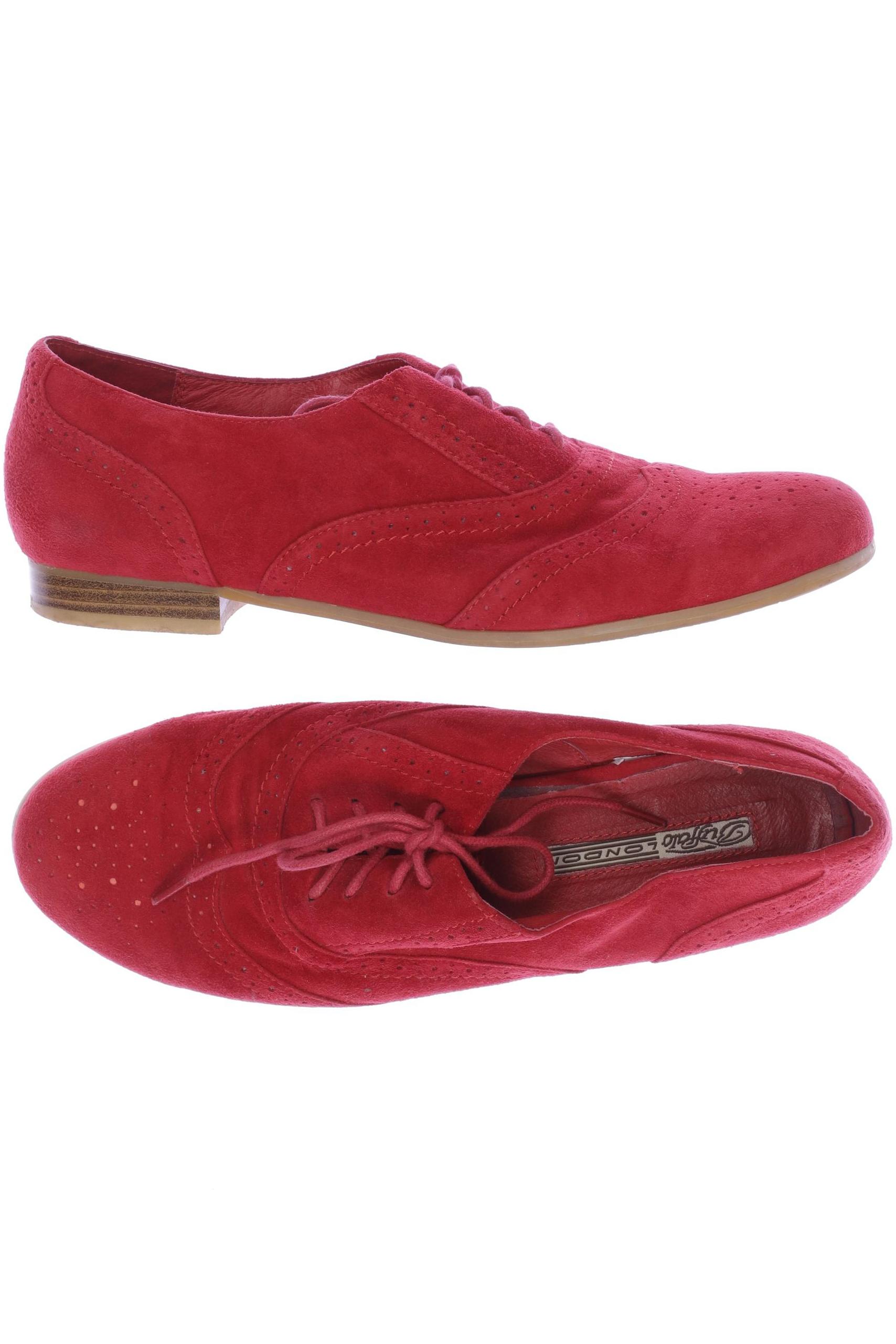 

Buffalo London Damen Halbschuh, rot, Gr. 40