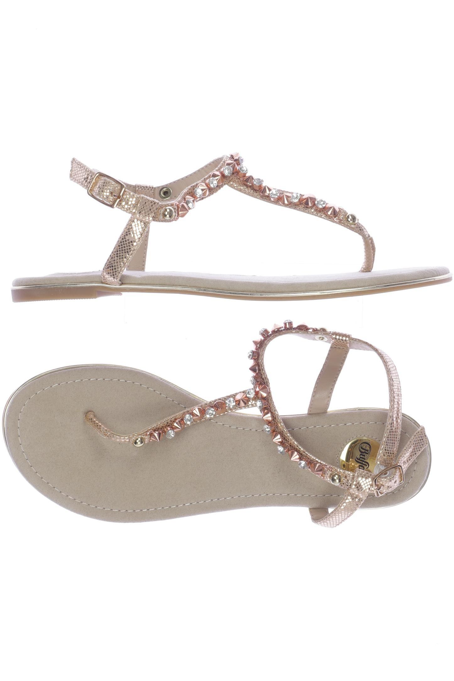 

Buffalo London Damen Sandale, beige, Gr. 40