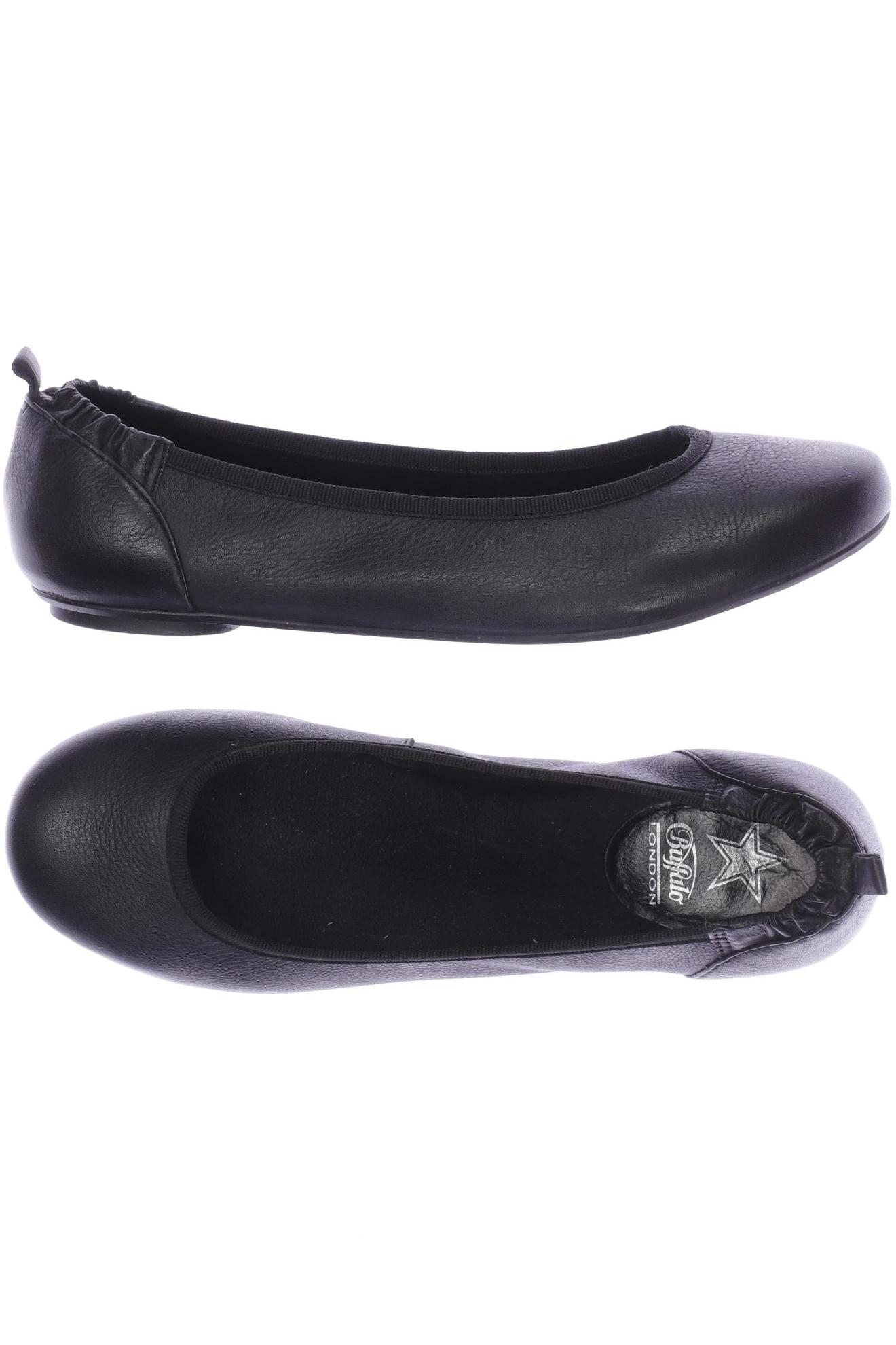 

Buffalo London Damen Ballerinas, schwarz, Gr. 37