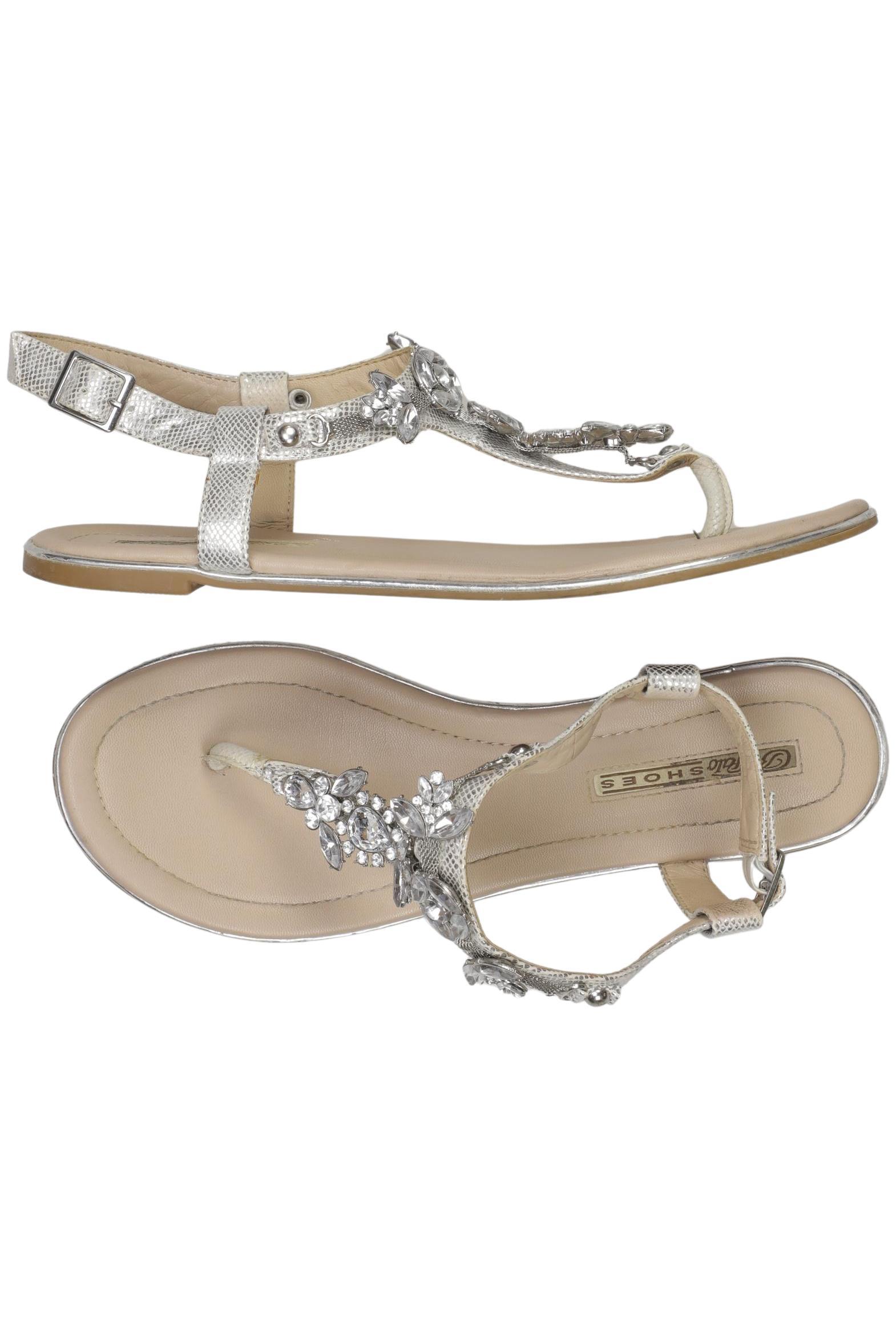 

Buffalo London Damen Sandale, silber, Gr. 40