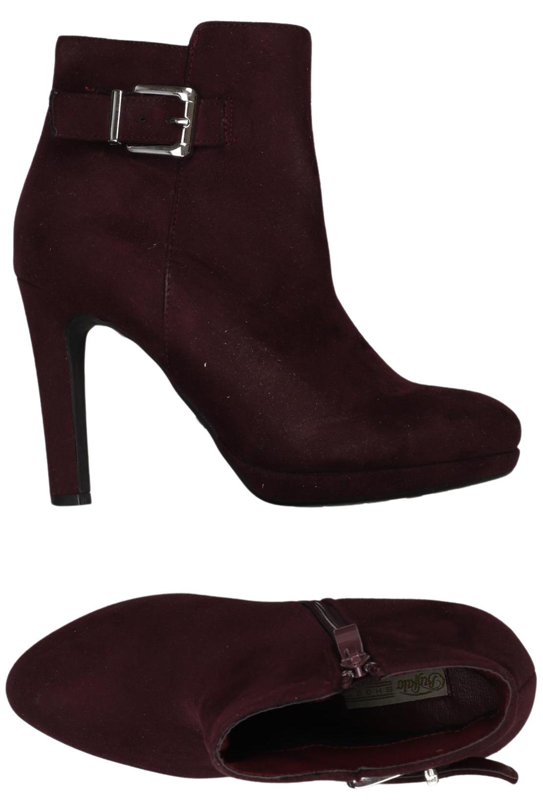 

Buffalo London Damen Stiefelette, bordeaux, Gr. 37