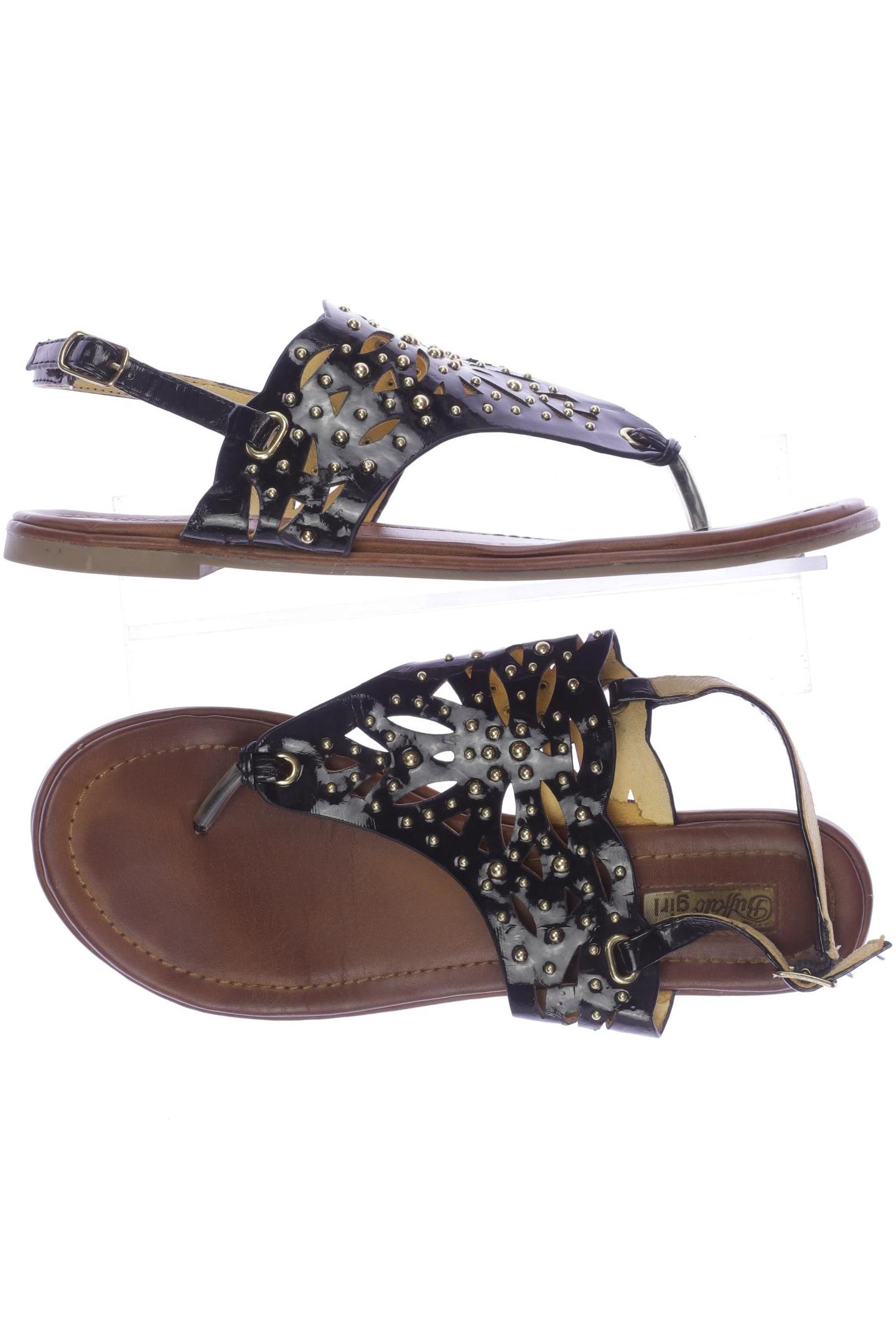 

Buffalo London Damen Sandale, schwarz, Gr. 39
