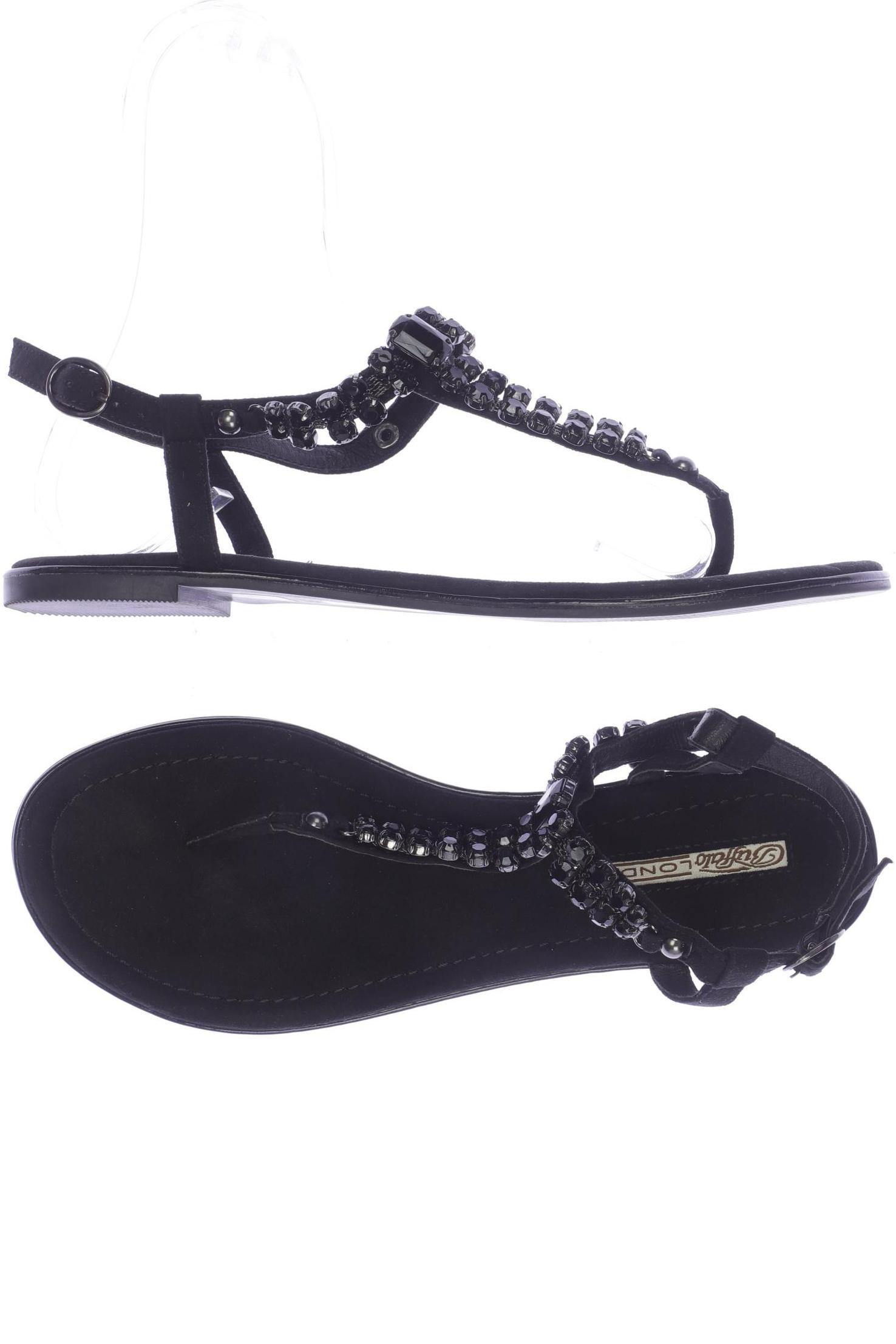 

Buffalo London Damen Sandale, schwarz, Gr. 39