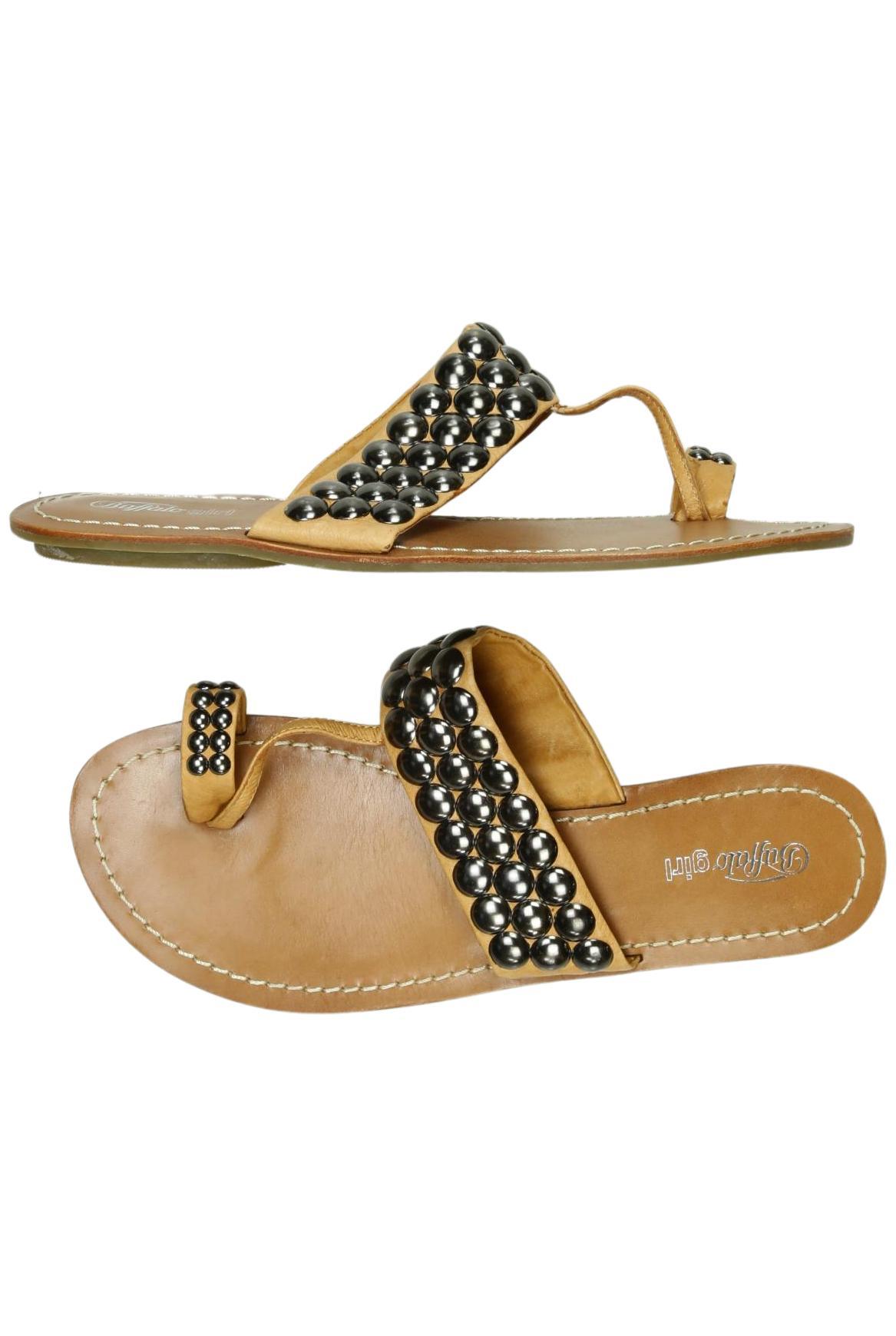 

Buffalo London Damen Sandale, beige, Gr. 38.5