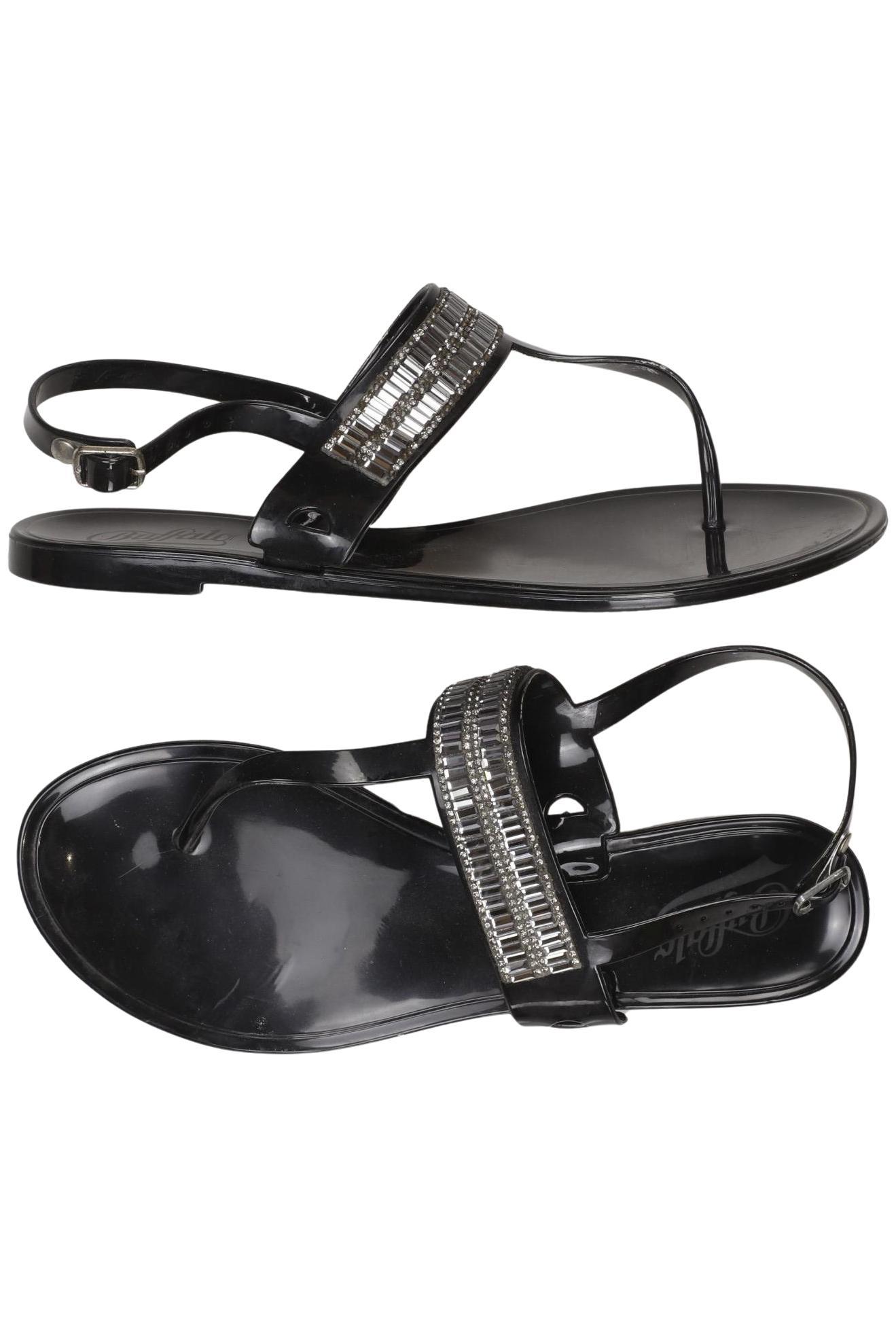 

Buffalo London Damen Sandale, schwarz, Gr. 39