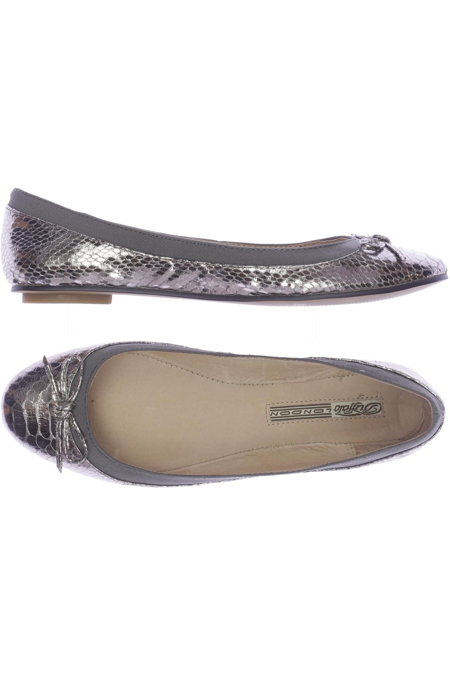 

Buffalo London Damen Ballerinas, silber, Gr. 38