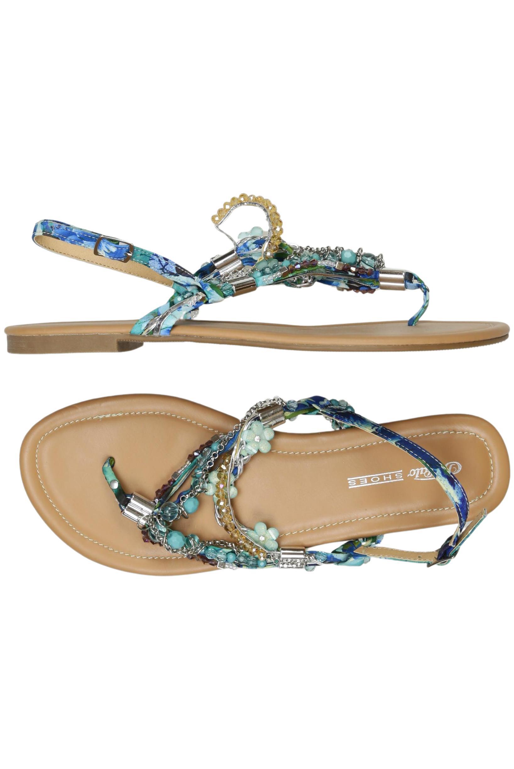 

Buffalo London Damen Sandale, türkis, Gr. 40