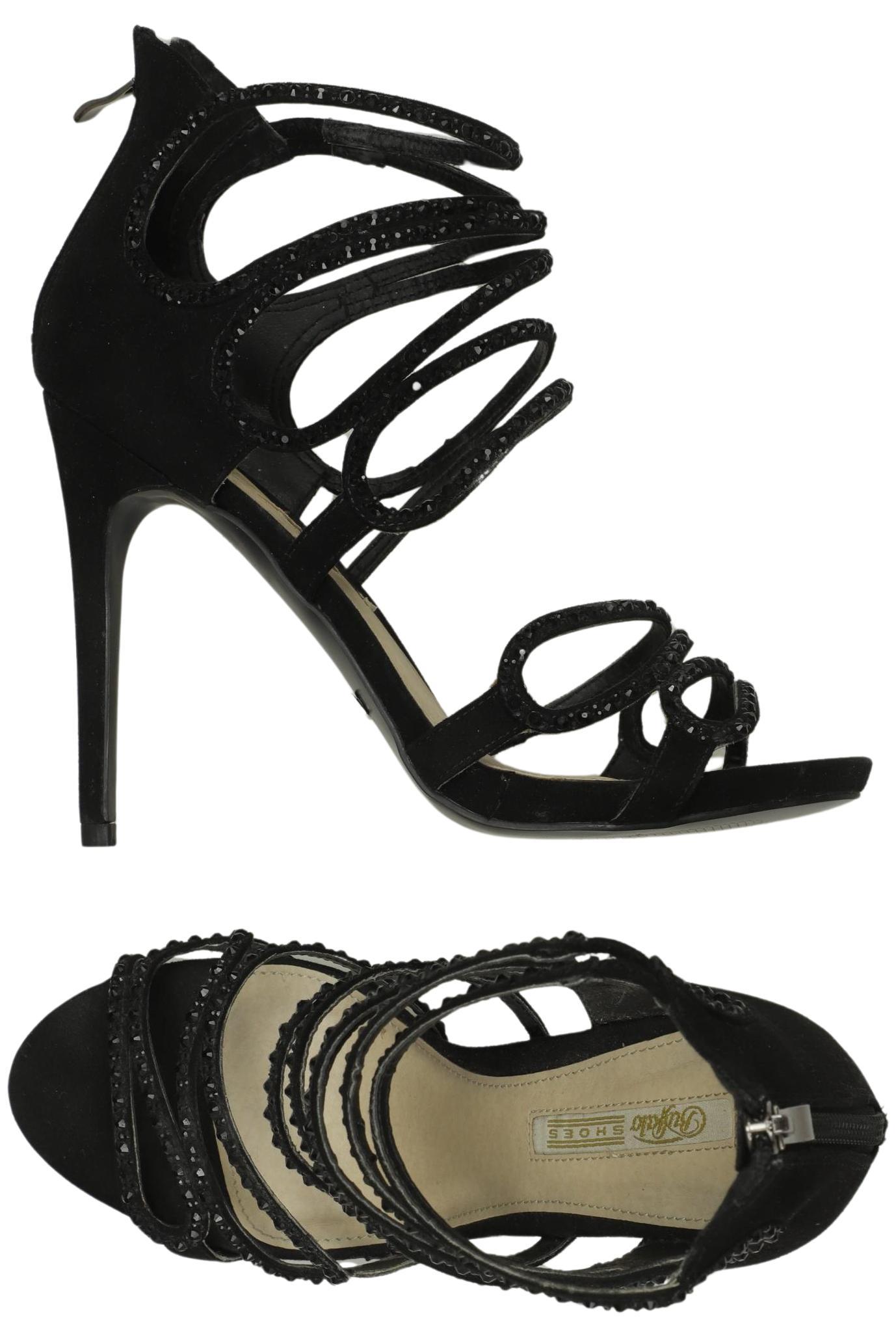 

Buffalo London Damen Sandale, schwarz, Gr. 38