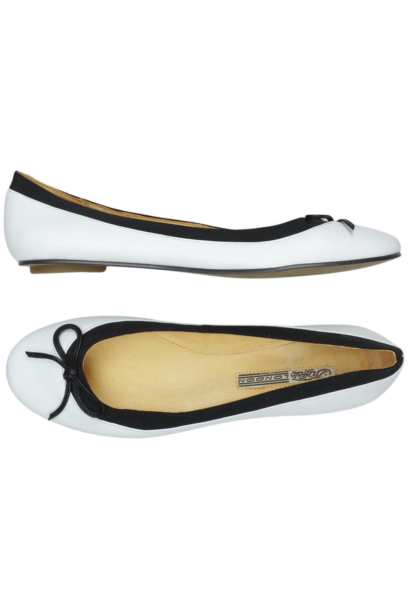 

Buffalo London Damen Ballerinas, weiß, Gr. 38