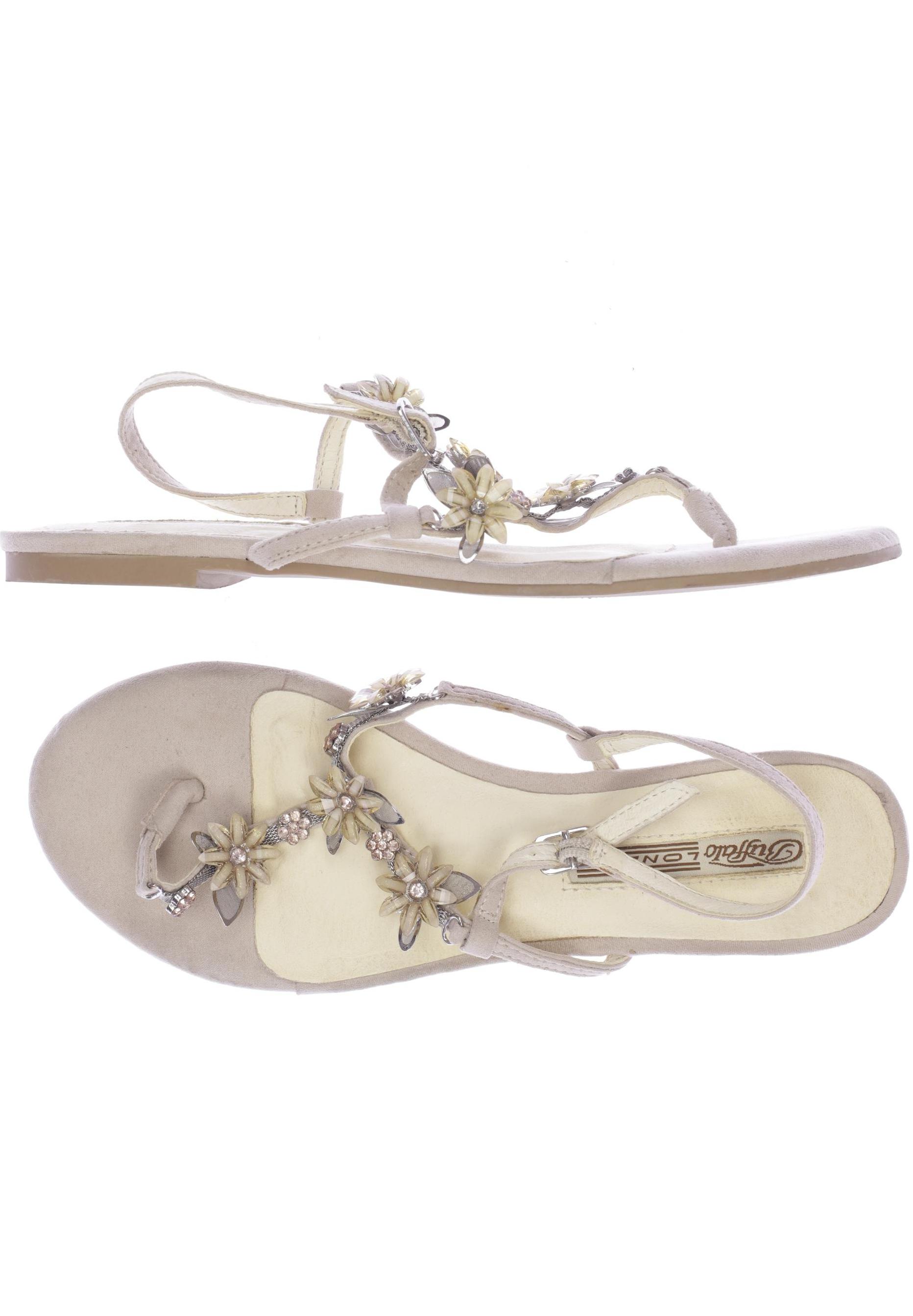 

Buffalo London Damen Sandale, beige, Gr. 38