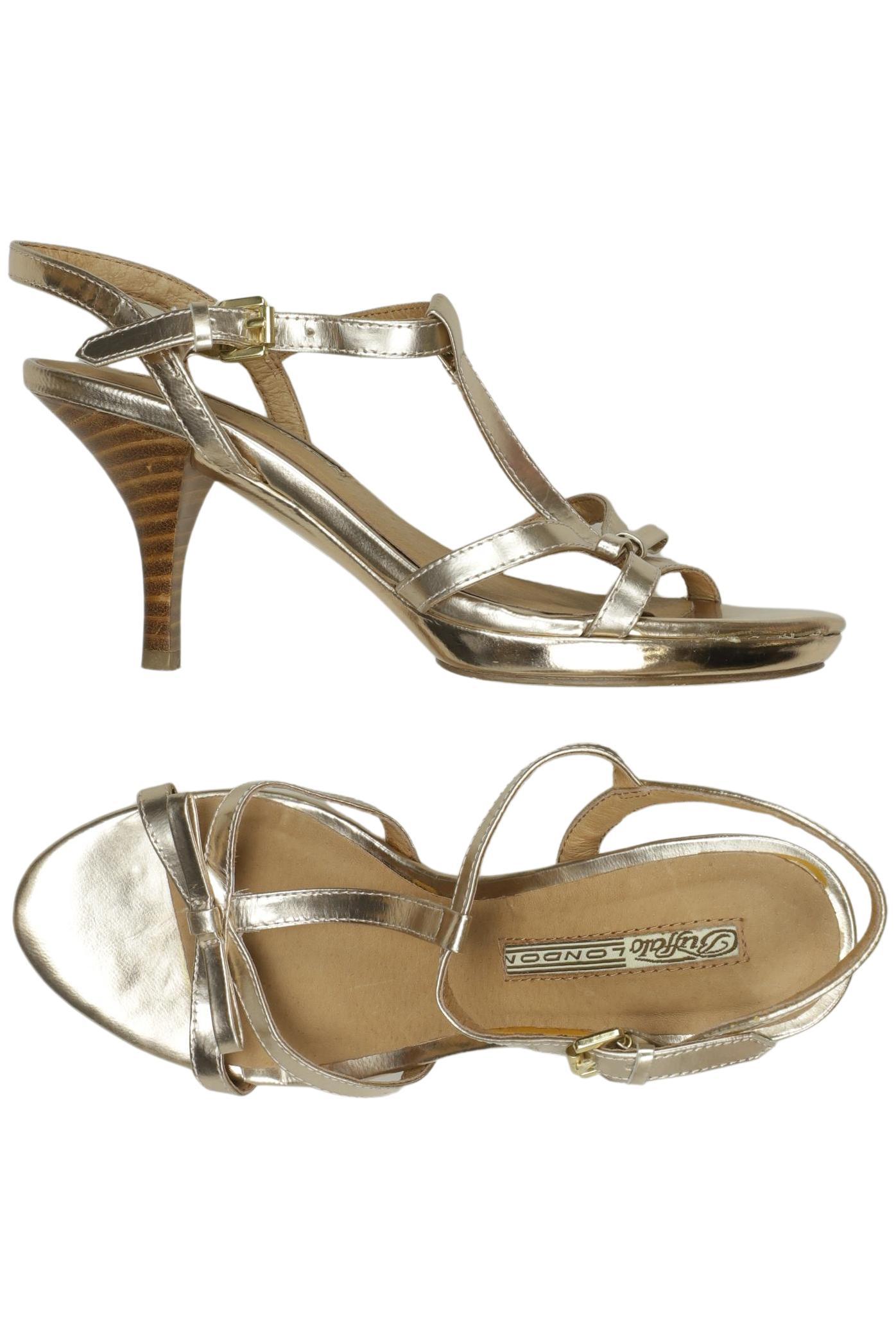 

Buffalo London Damen Sandale, gold, Gr. 36