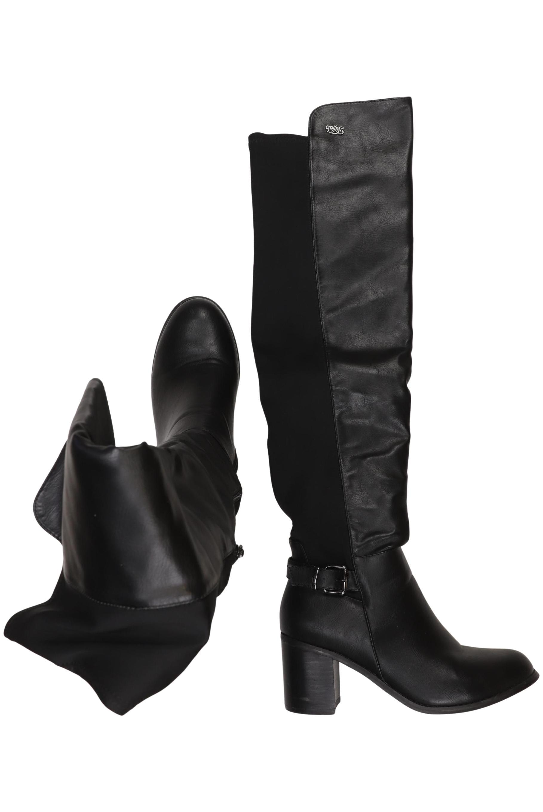 

Buffalo London Damen Stiefel, schwarz, Gr. 40