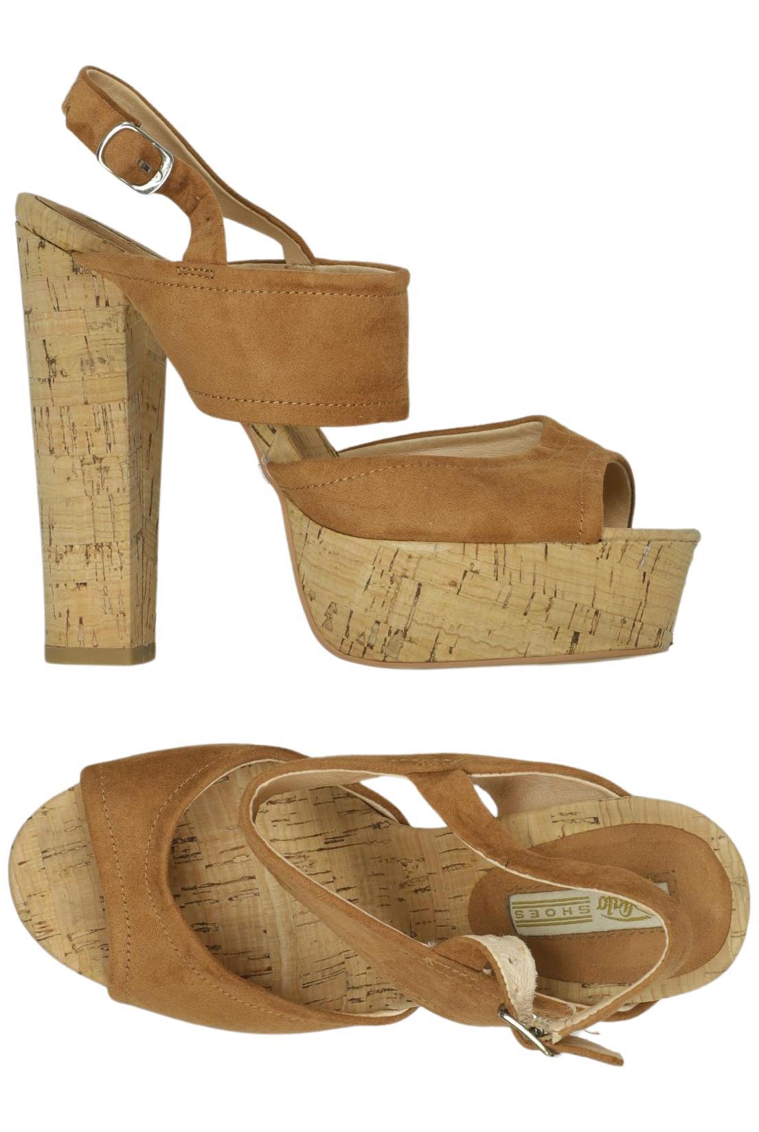 

Buffalo London Damen Sandale, beige, Gr. 38